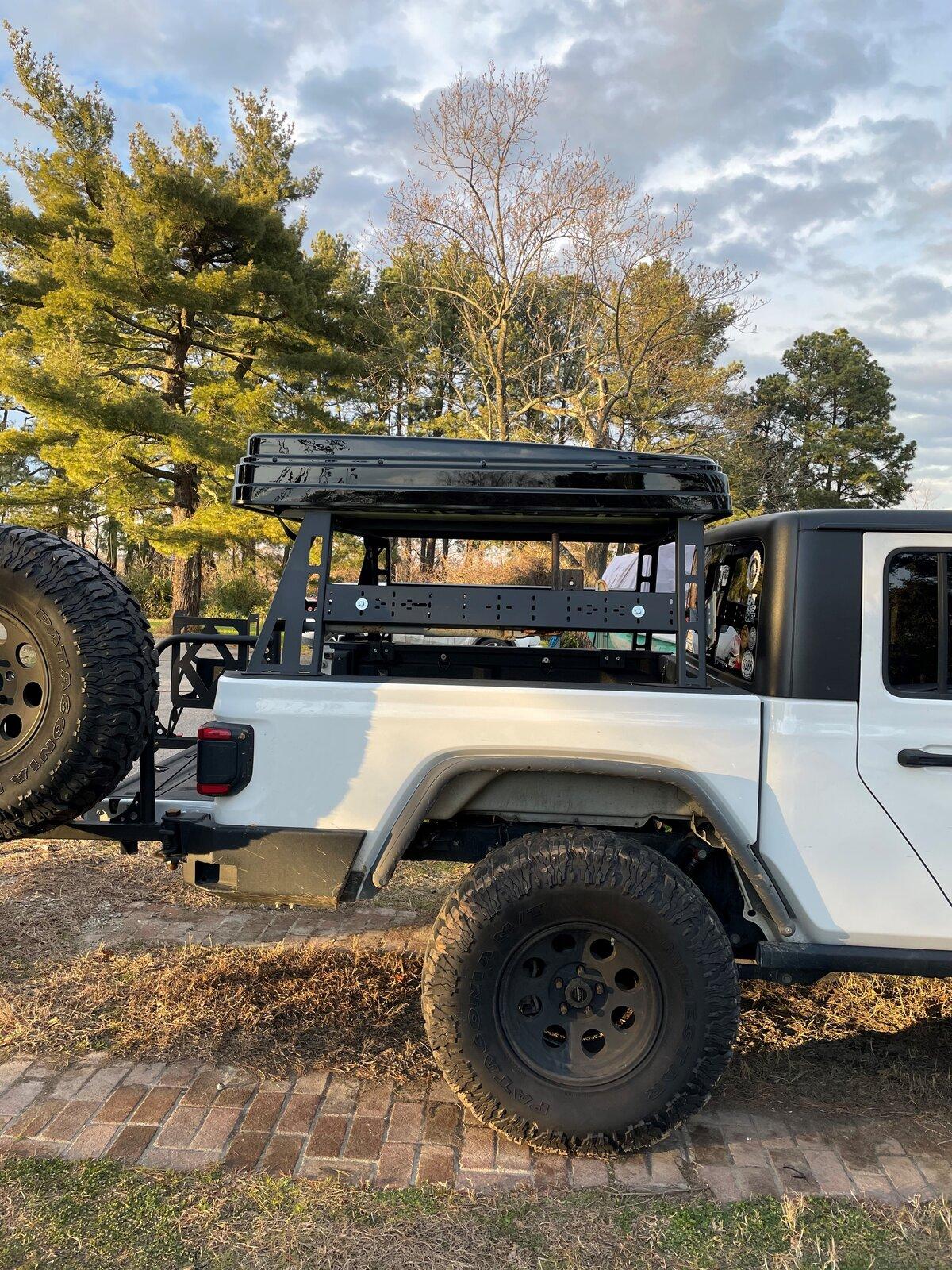Jeep Gladiator Bed Rack, Roof Rack, and RTT Recommendations Please RTT3
