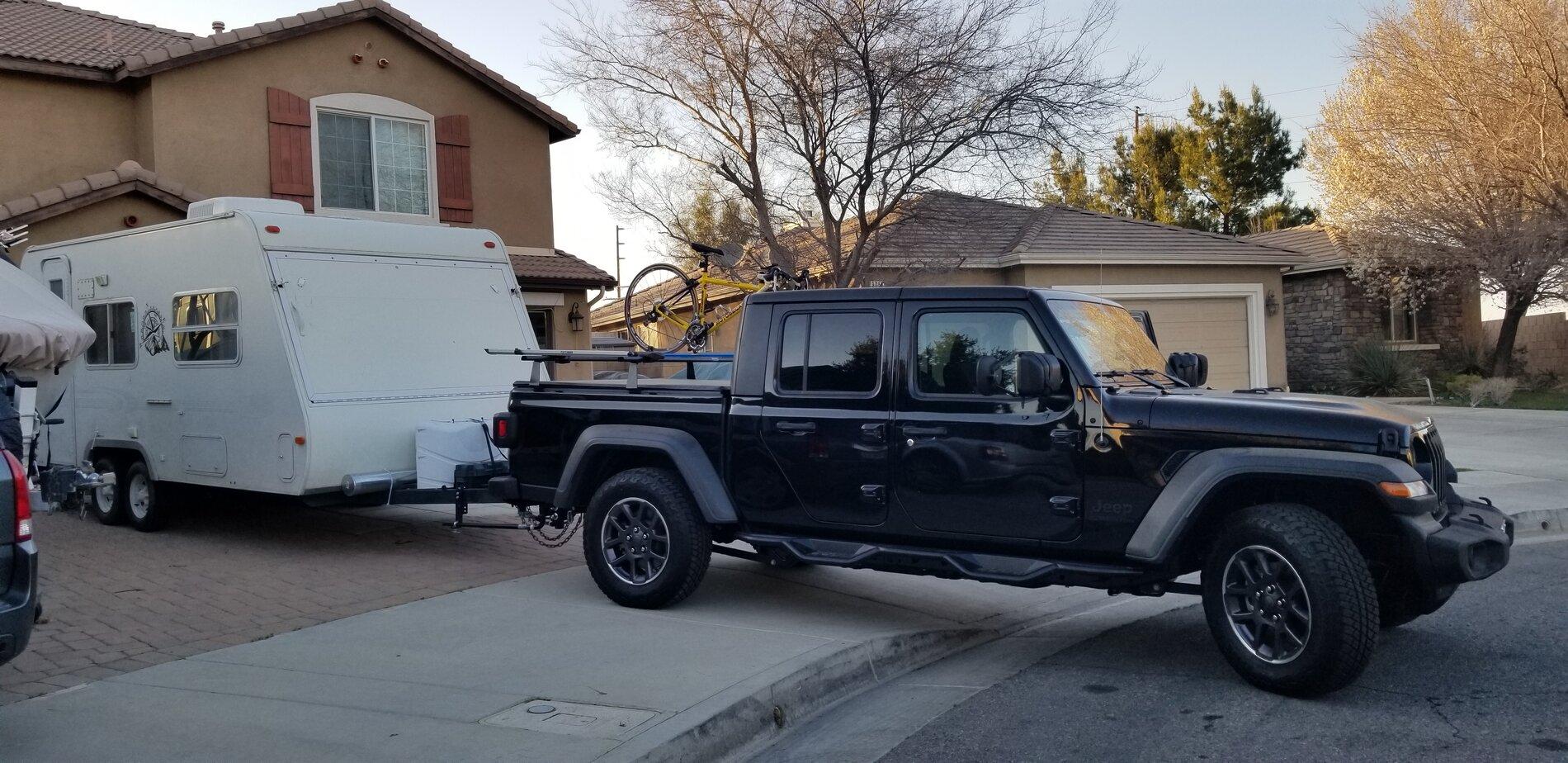 Jeep Gladiator show me your max tow. 20210304_171411