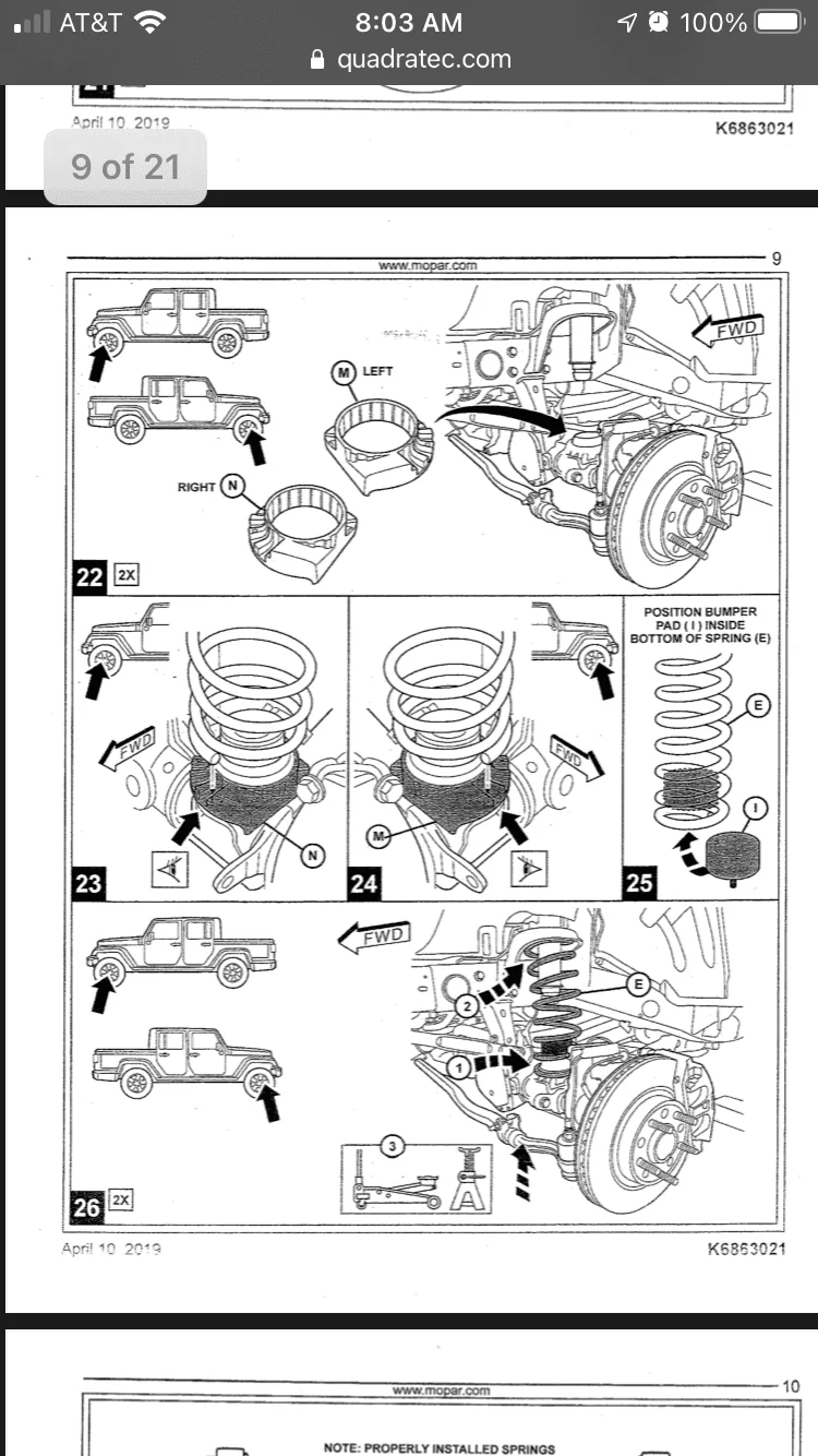 Jeep Gladiator Mopar 2" Lift Part Number AB vs AC? E1545AB1-61E1-4E3B-896E-2B0F8C6041E9