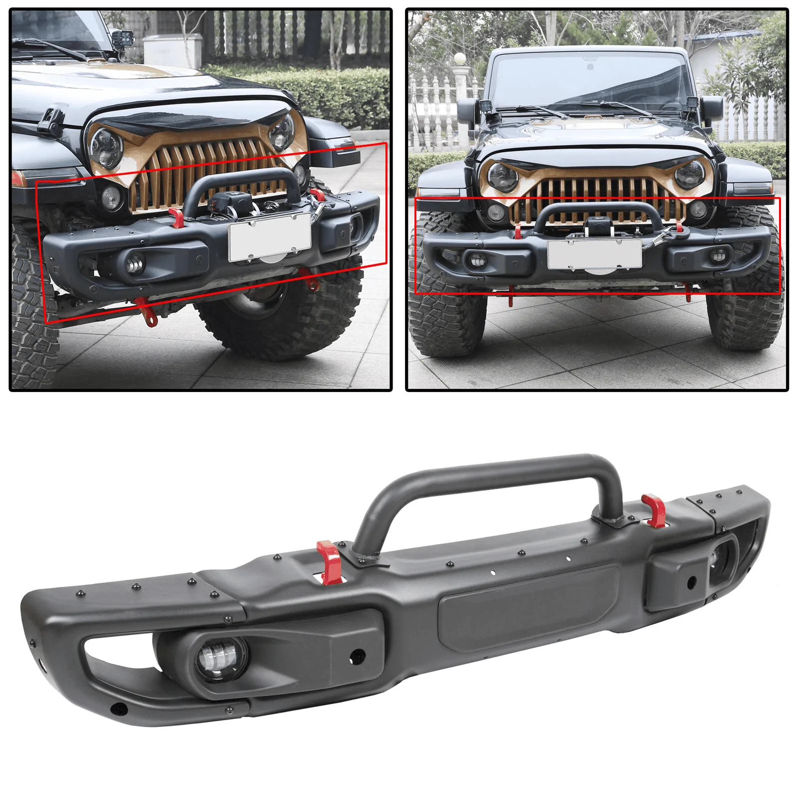 Jeep Gladiator Wanting a steel Rubicon front bumper, couple questions 1615098808383