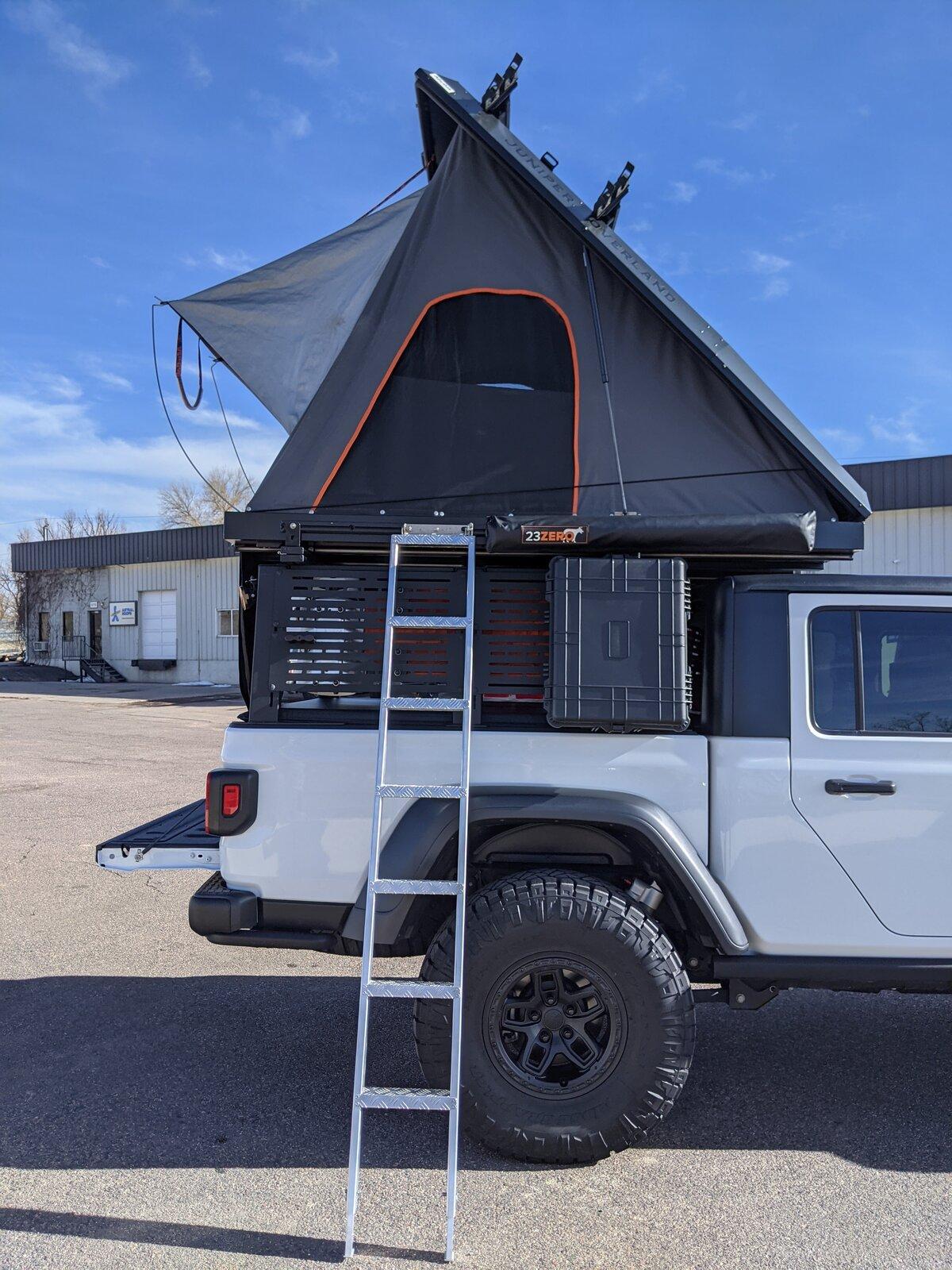 Jeep Gladiator Alu-Cab Gen 3 Roof Top Tent w/ extras PXL_20210307_222534990