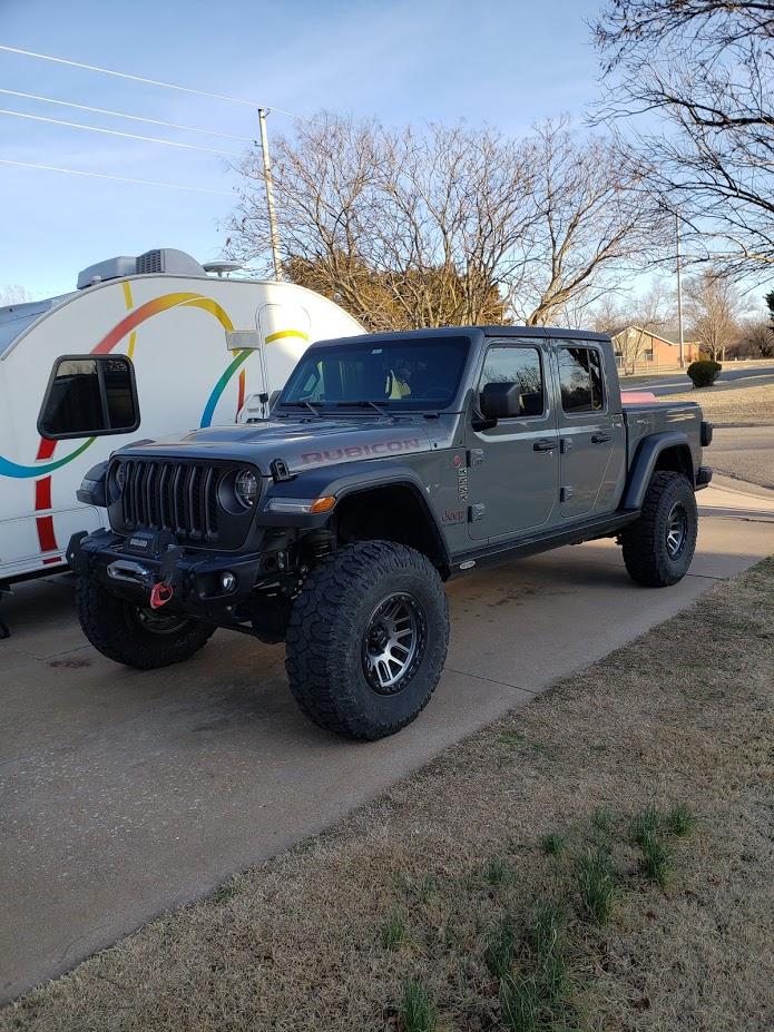 Jeep Gladiator 5.7 Hemi install hemi jee
