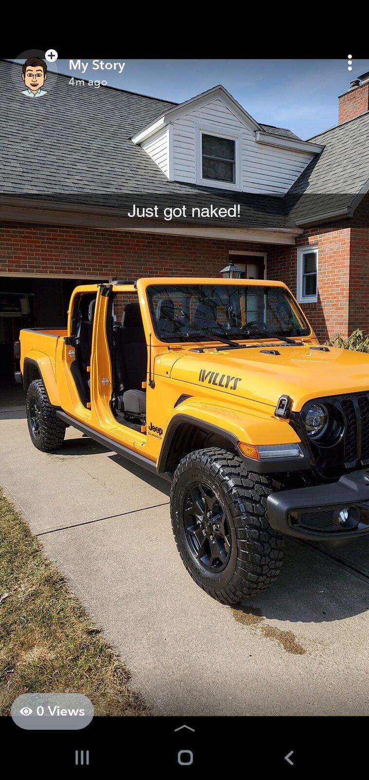 Jeep Gladiator NACHO Gladiator club Screenshot_20210309-133804_Snapchat