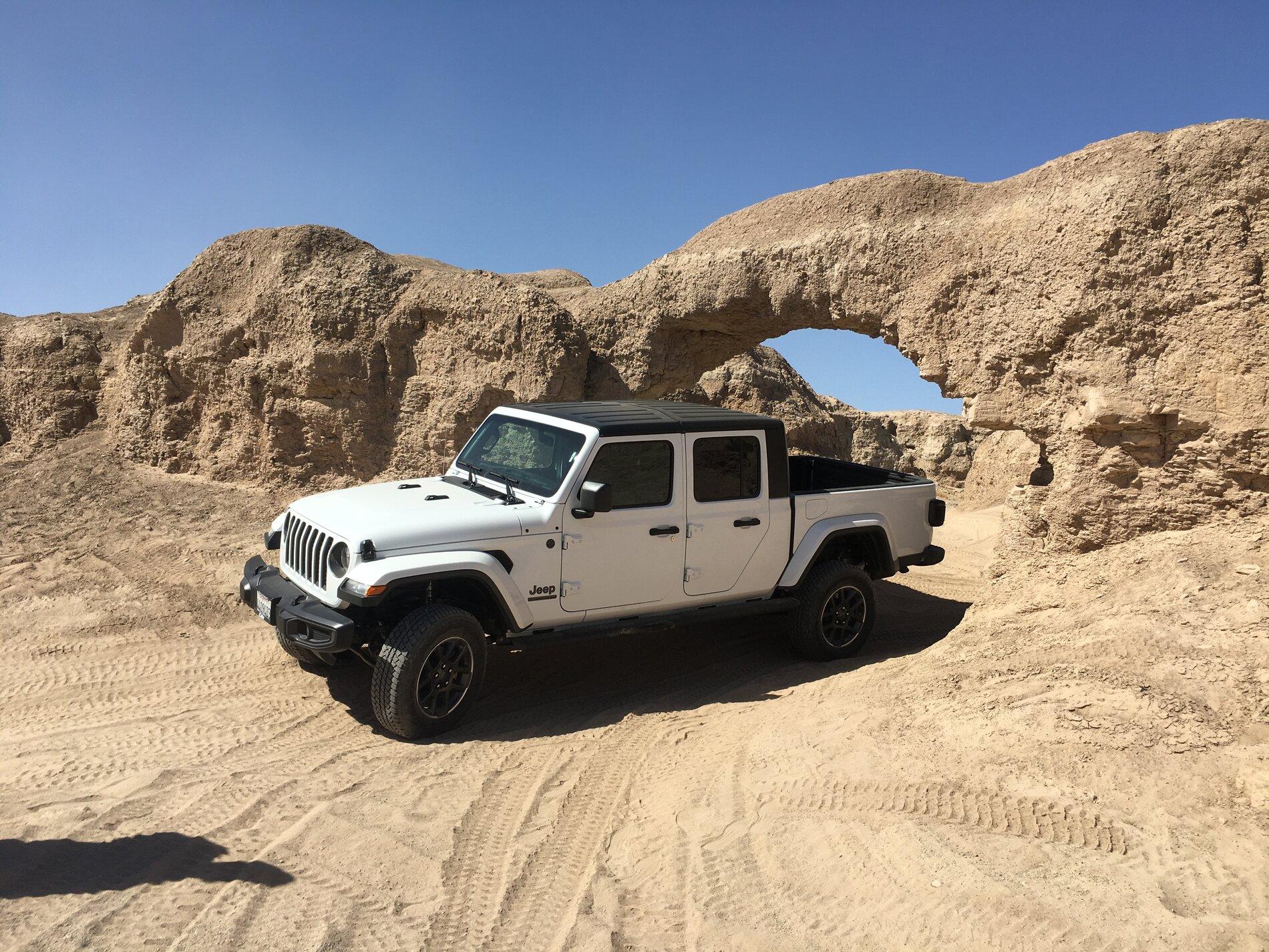 Jeep Gladiator Ocotillo Wells State Vehicular Recreation Area Glad at Arches.JPG