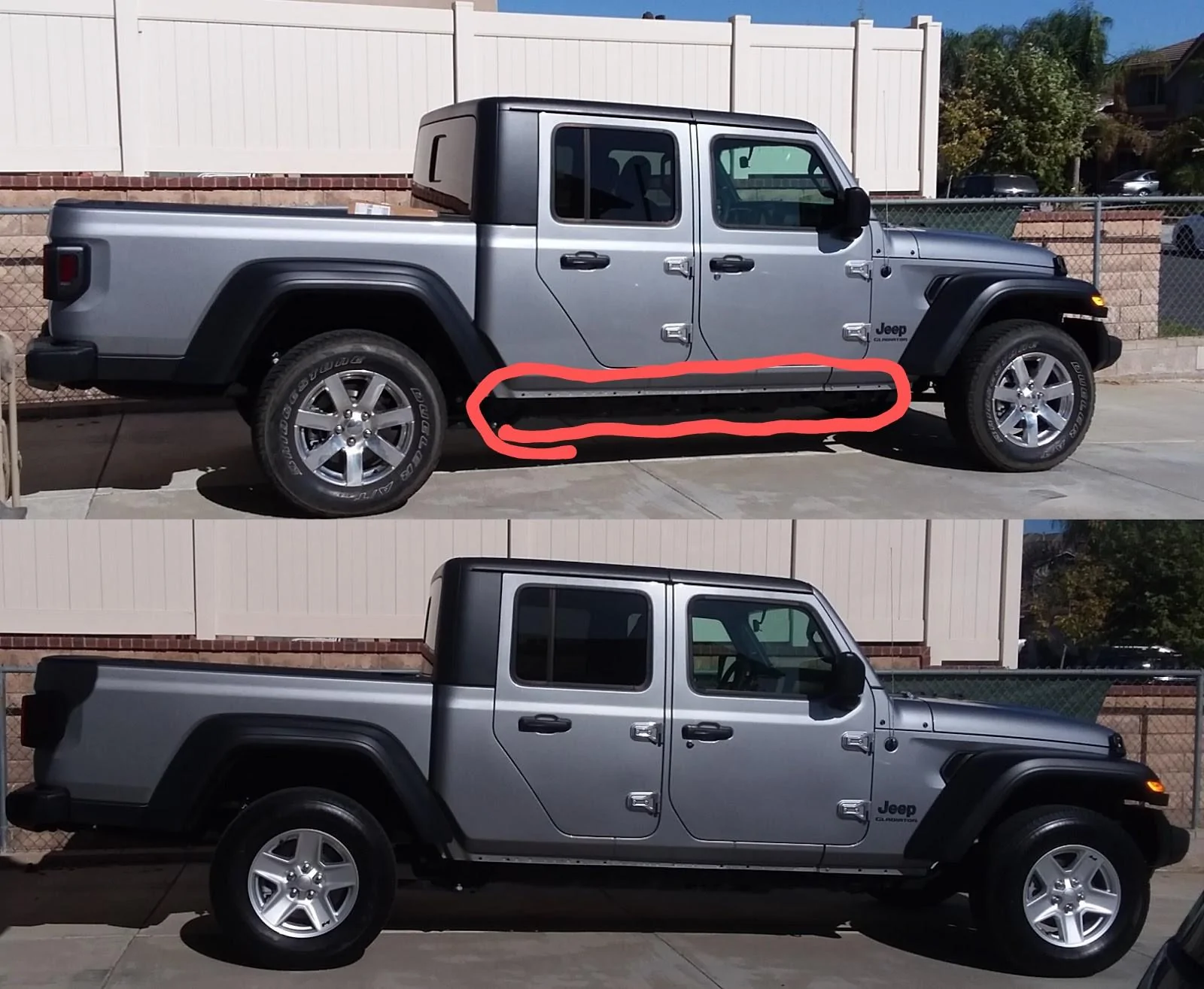 Jeep Gladiator Pinch Weld? gladiators new shoes~2