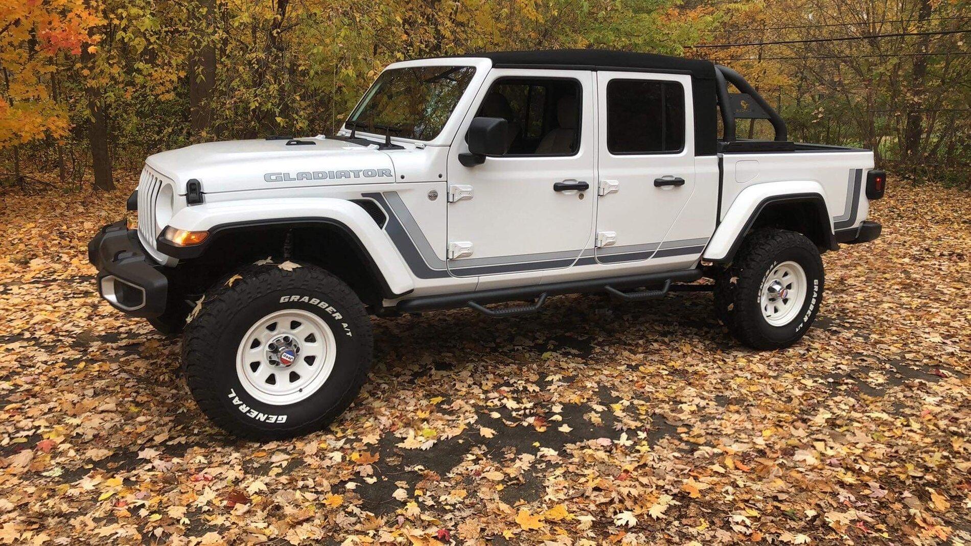 Jeep Gladiator White Lettered Tires ATX 2