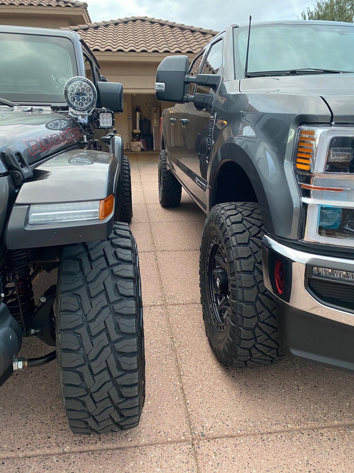 Jeep Gladiator Jeep worthy 35's that are quiet on Hwy 2021-03-11 F350 BDS lift with Gladiator - 21