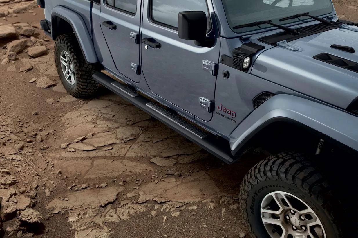 Jeep Gladiator Some Mopar Accessories Now Available Online for Gladiator Nerf Bars