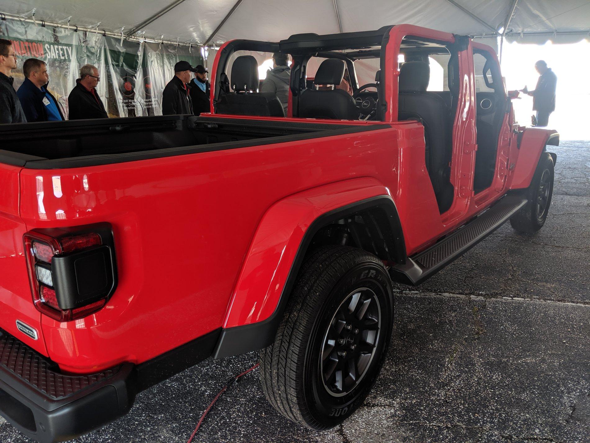 Jeep Gladiator Pics from ride and drive dealership event IMG_20190514_101514