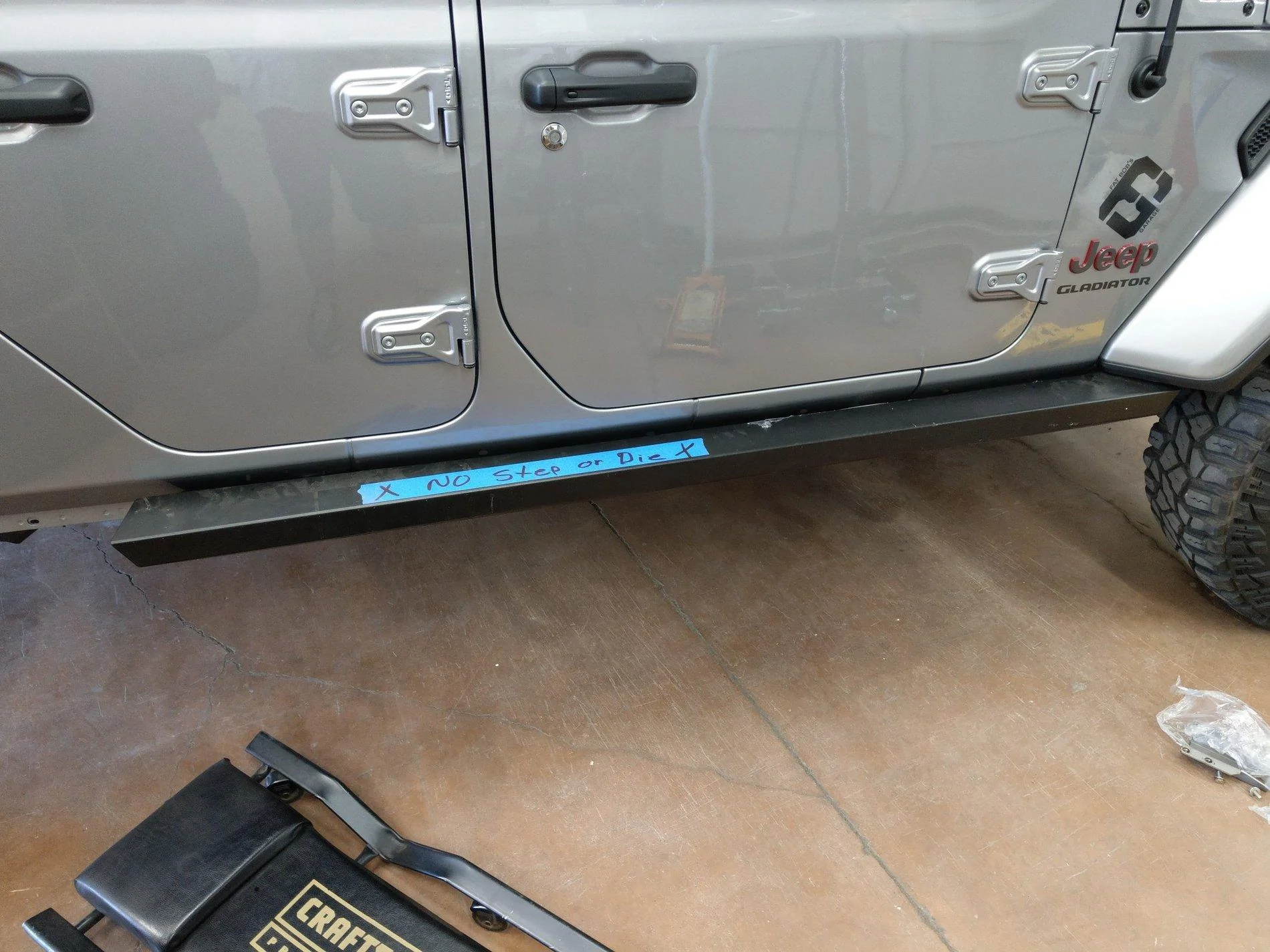 Jeep Gladiator Rock Rails Thread IMAG0076-20190514-104507550