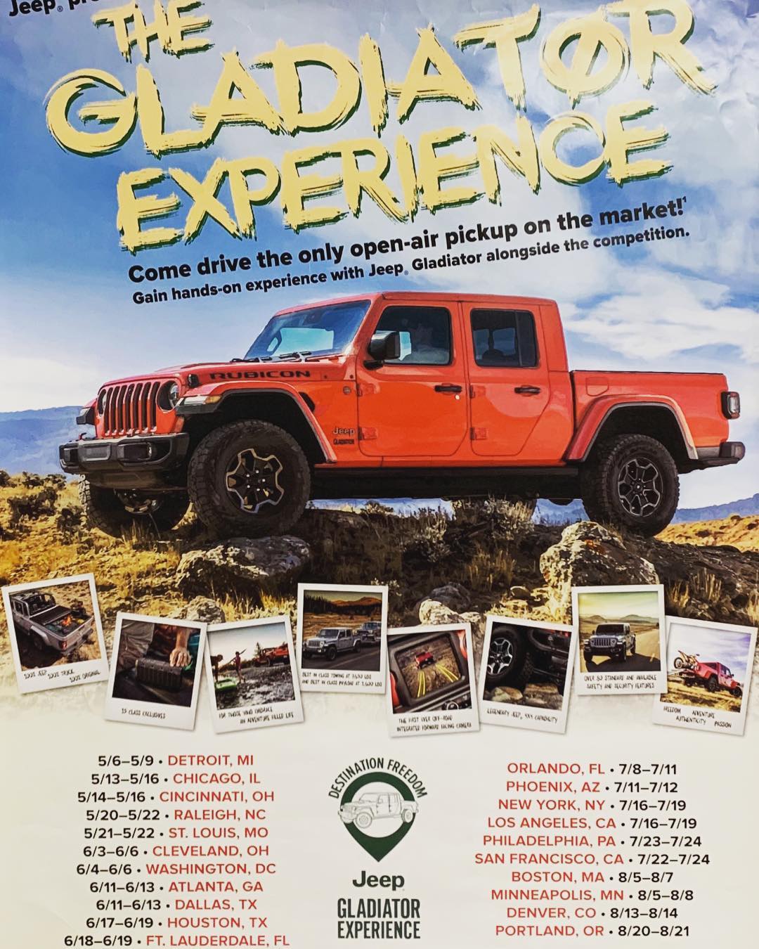 Jeep Gladiator Anyone attending the "Gladiator Experience" demo drive event? 56681380_1591991504270007_4680228474916479060_n