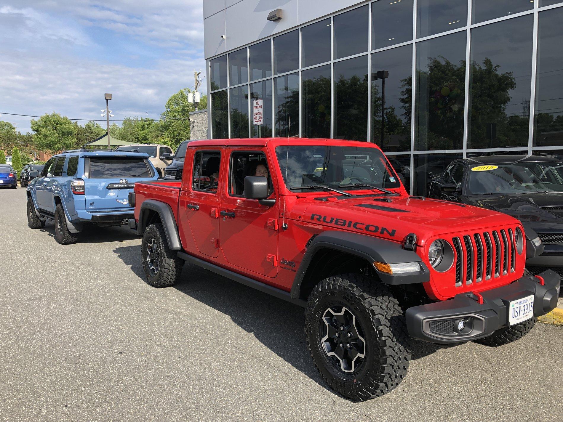 Jeep Gladiator Waiting on the Bronco {filename}