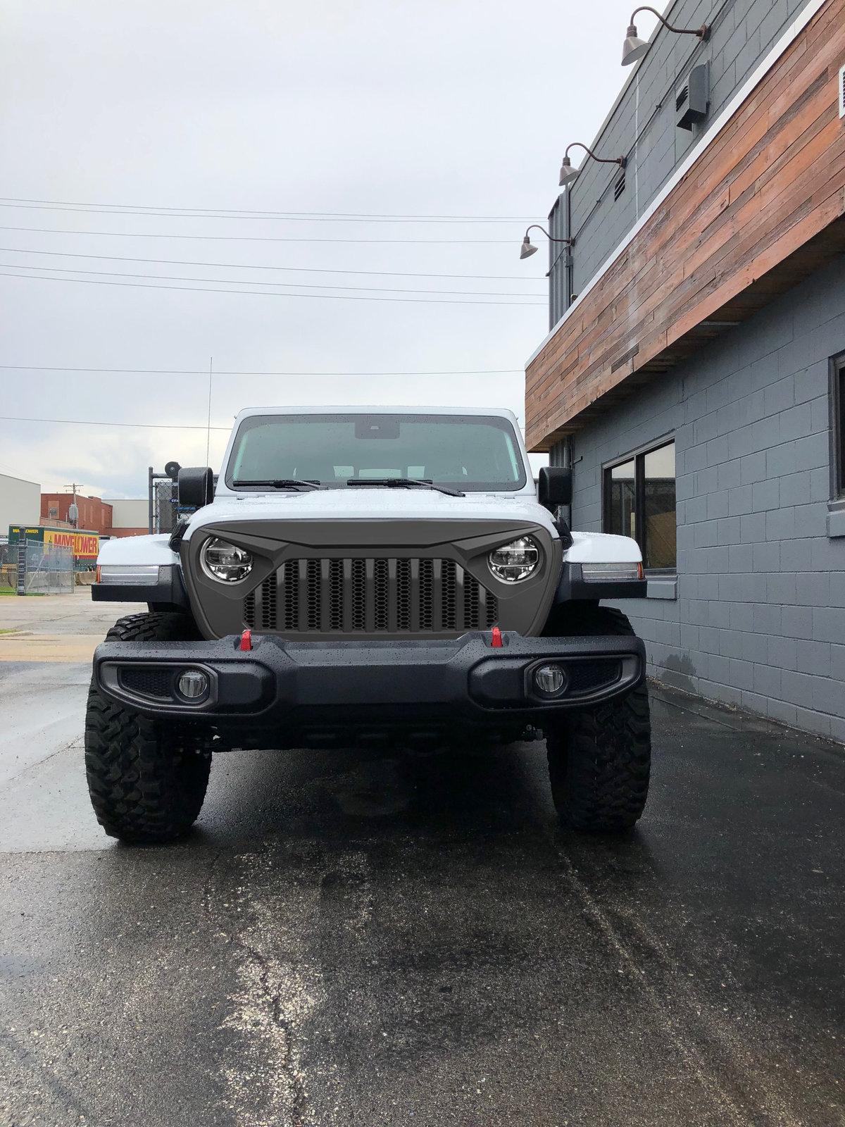 Jeep Gladiator Aftermarket grille options/fit Black Grille1