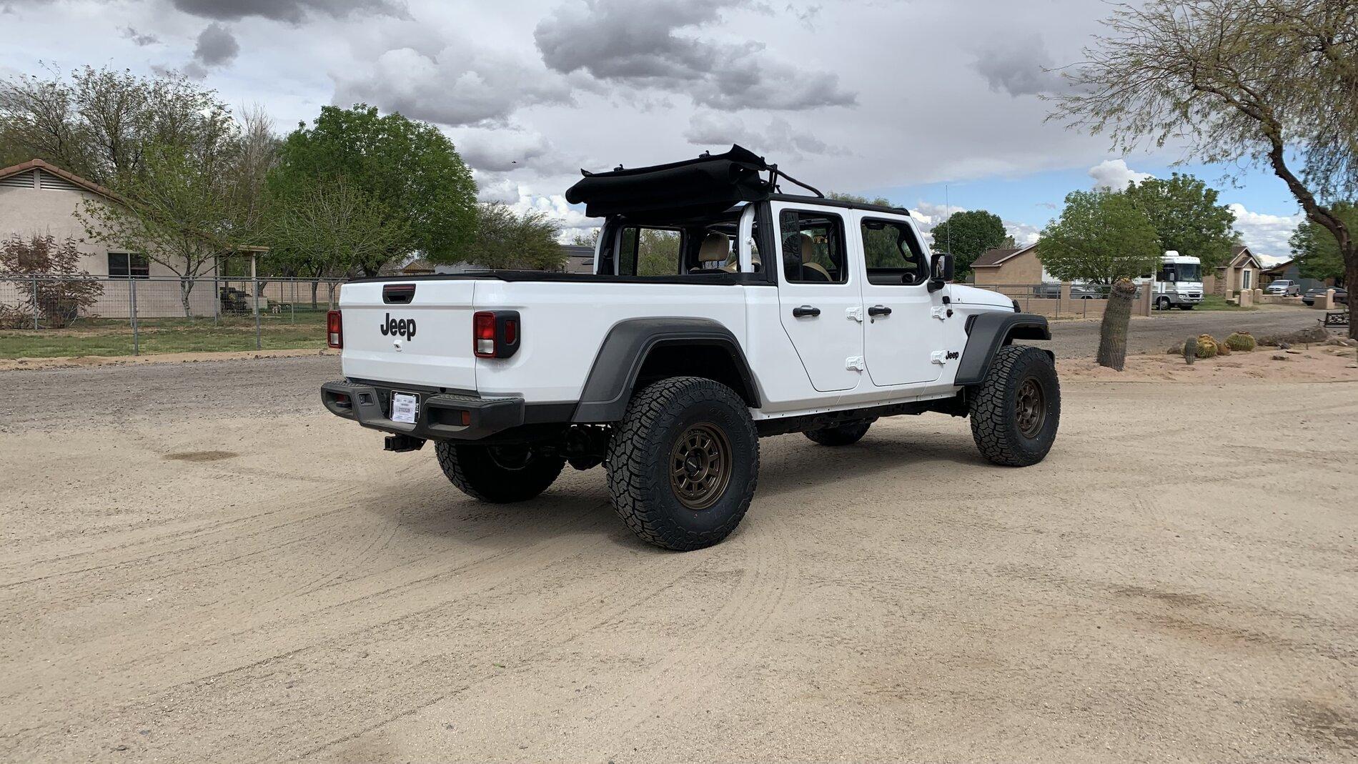 Jeep Gladiator Lets see all those Gladiators with lifts and bigger tires! 5AF6CE8D-12A9-477C-B29B-42A505AE1915