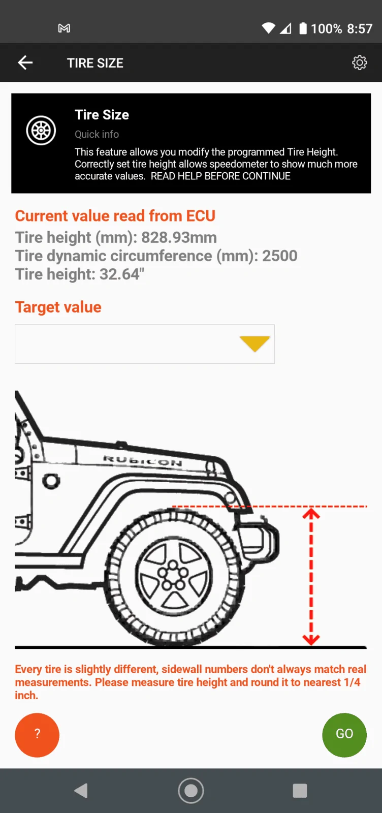 Jeep Gladiator Jscan and Tire Size - Observation/Question Screenshot_20210313-085745