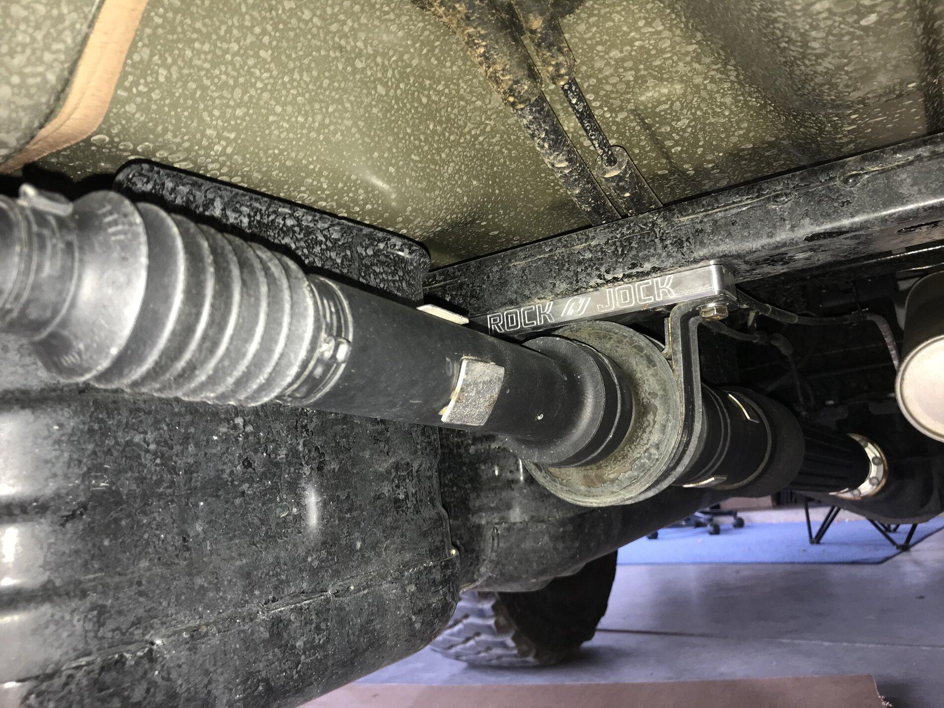 Jeep Gladiator Carrier bearing spacer for rear driveshaft IMG_0346.JPG