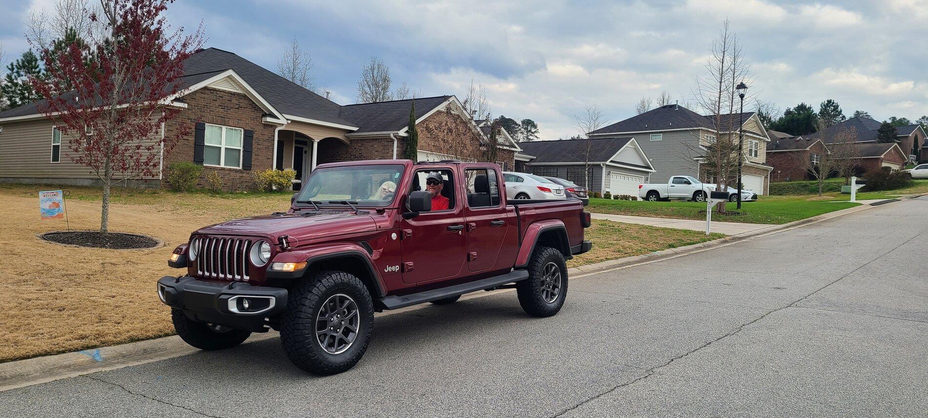 Jeep Gladiator Jeep worthy 35's that are quiet on Hwy 20210313_161250