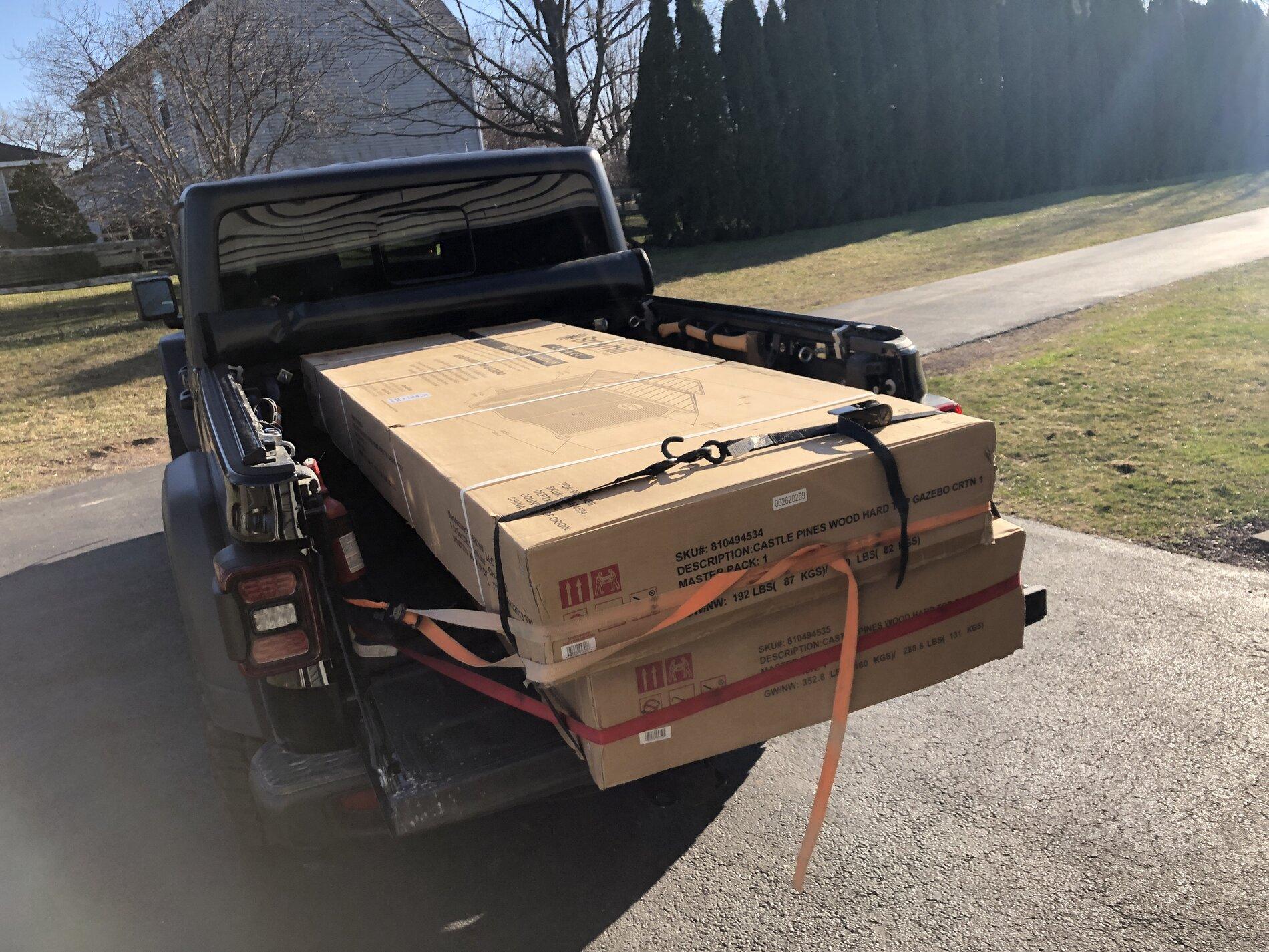 Jeep Gladiator What did you HAUL in your JT today? 6A563D04-6842-477F-9E5B-900008377200