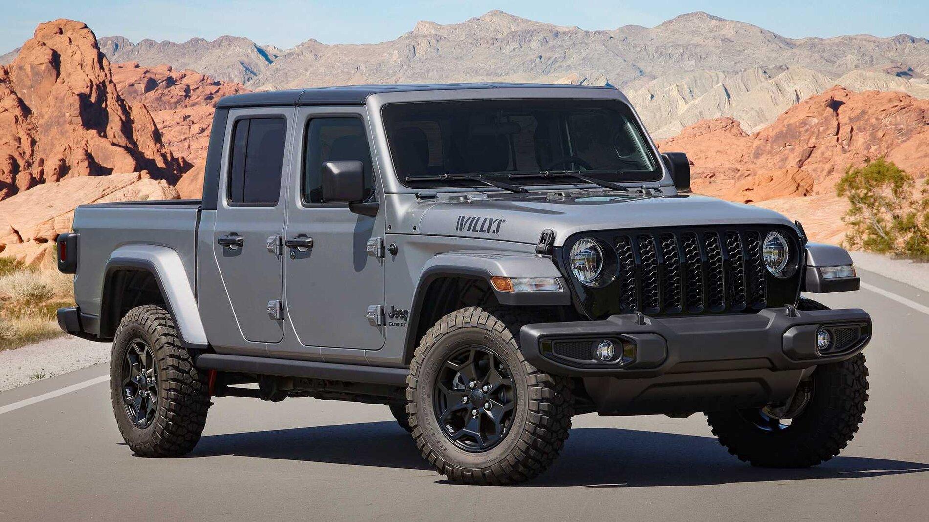 Jeep Gladiator Willy’s stock wheels / tires jeep-gladiator-willys-front