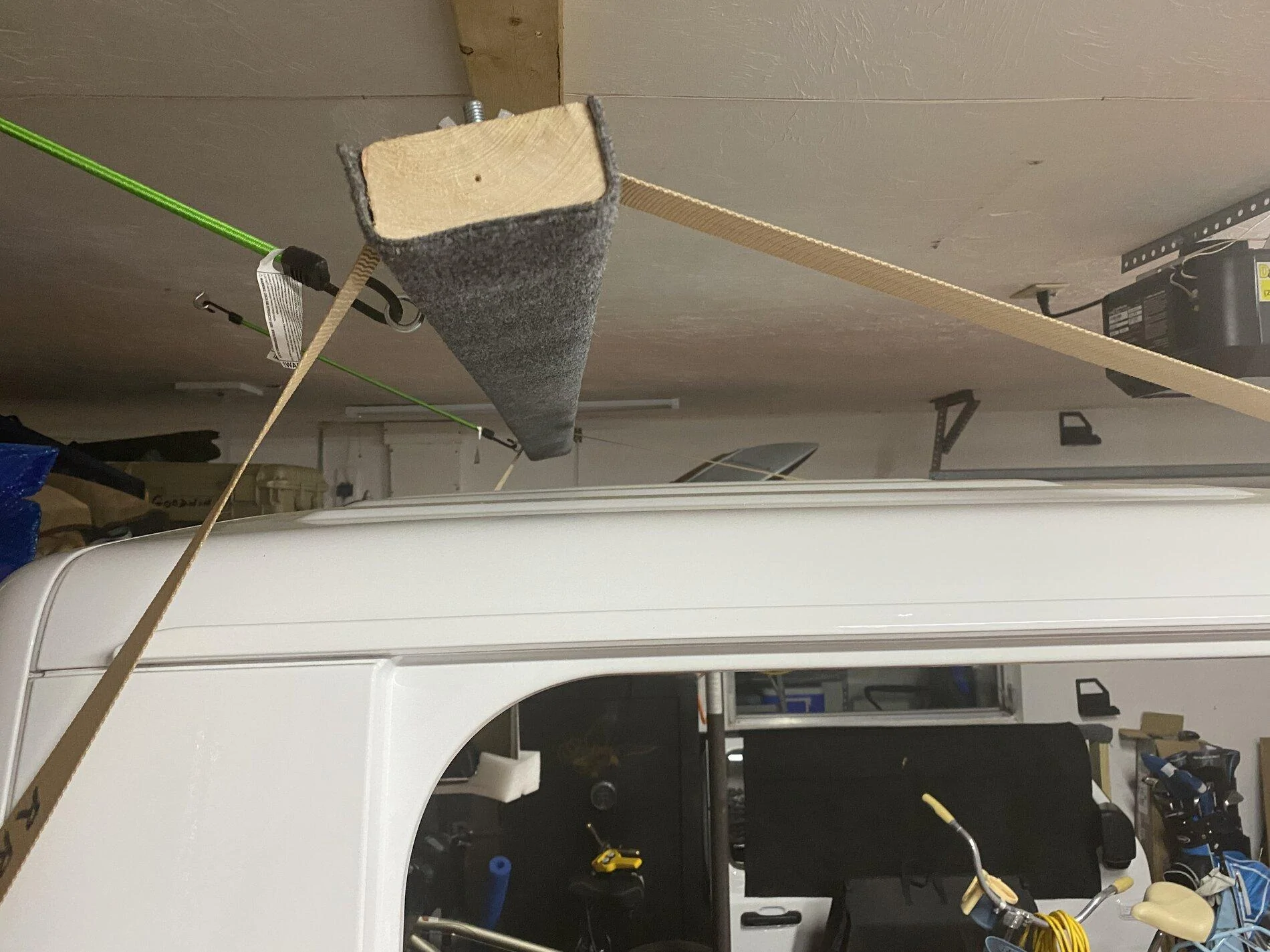 Jeep Gladiator My door and top storage DIY solutions.... cart and hoist. A006C10F-9221-47A9-BF15-3FC100AAE452