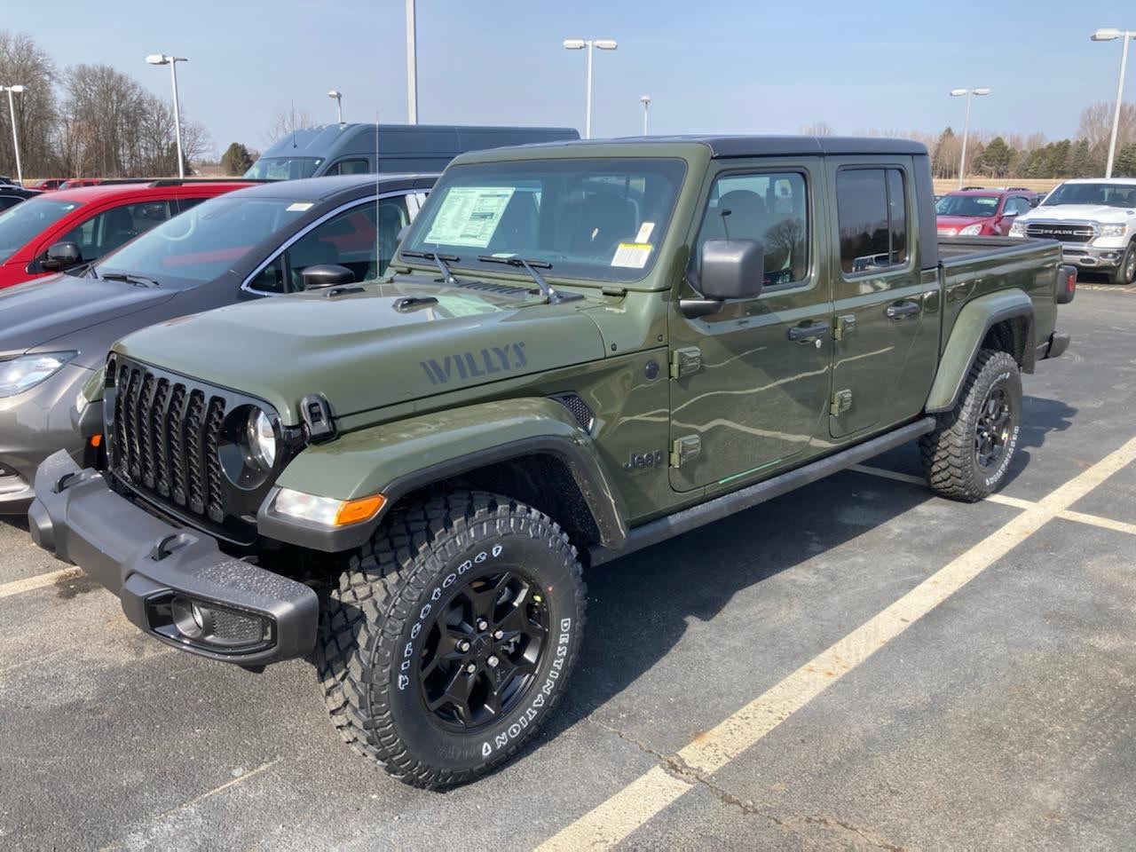 Jeep Gladiator 2021 Sarge Green Willys Build 636924956