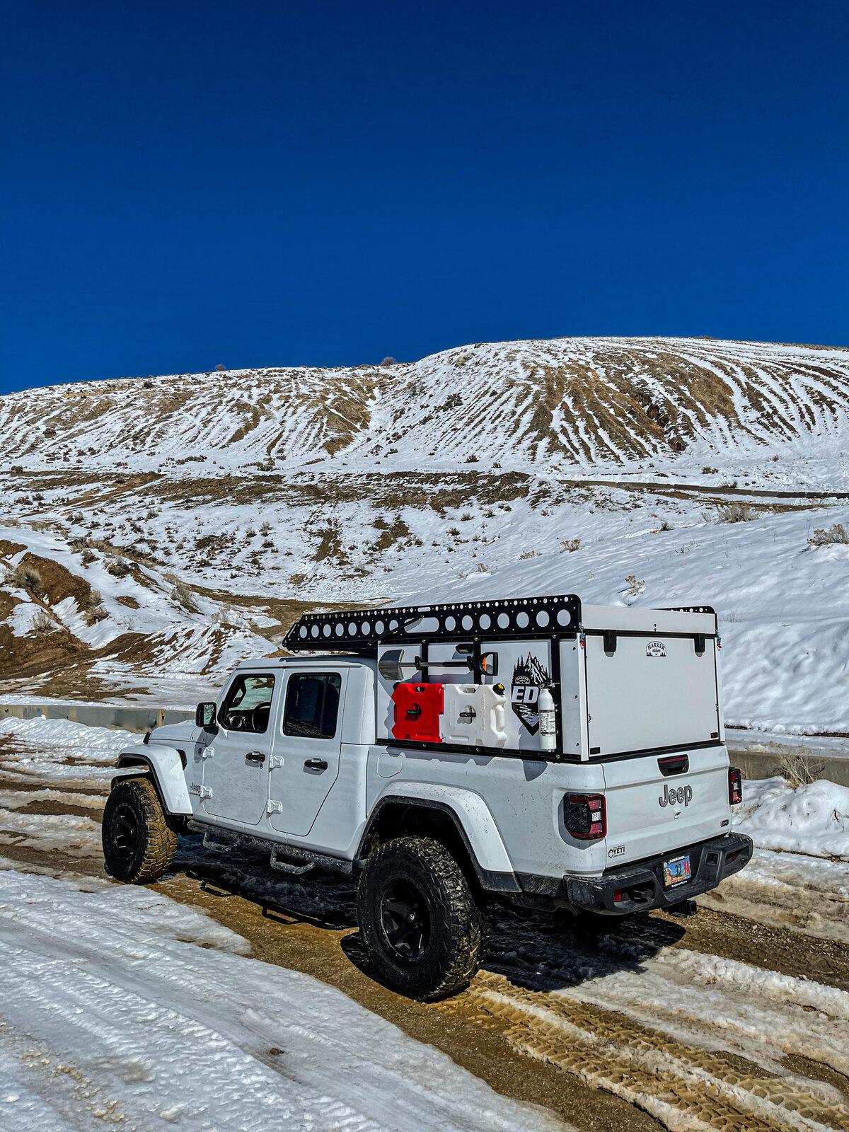 Jeep Gladiator Hi, We're Harker Outdoors! We build Expedition Driven Campers for Jeep Gladiator. IMG_0964