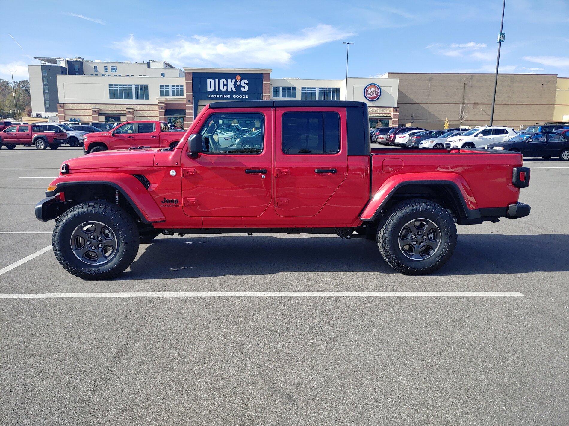 Jeep Gladiator 34 inch tires with 3.73s 20201121_132925