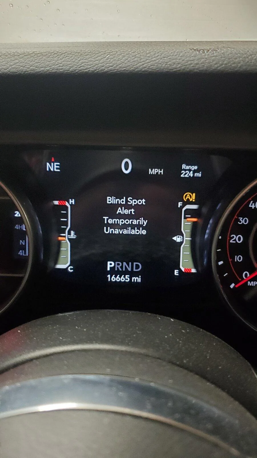 Jeep Gladiator Blind spot error 20210221_215738(2)