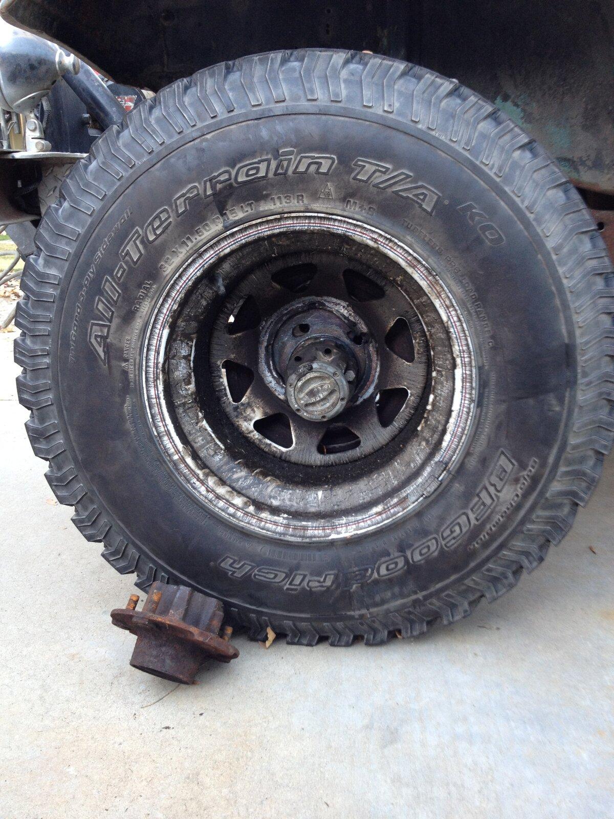 Jeep Gladiator Jeep destroyed by flat tow in 4Lo IMG_0694-2.JPG