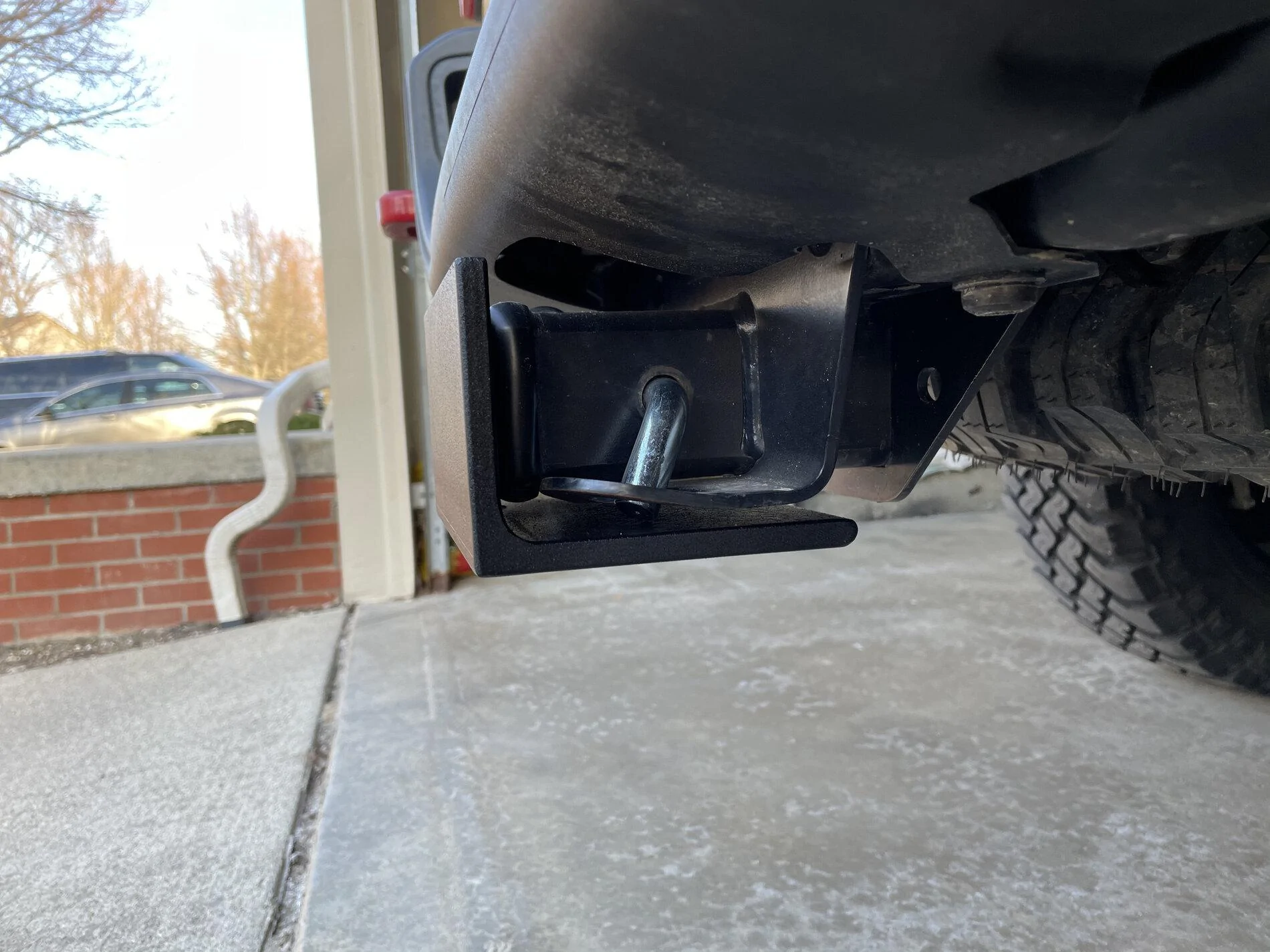 Jeep Gladiator Receiver Hitch Skid IMG_1600