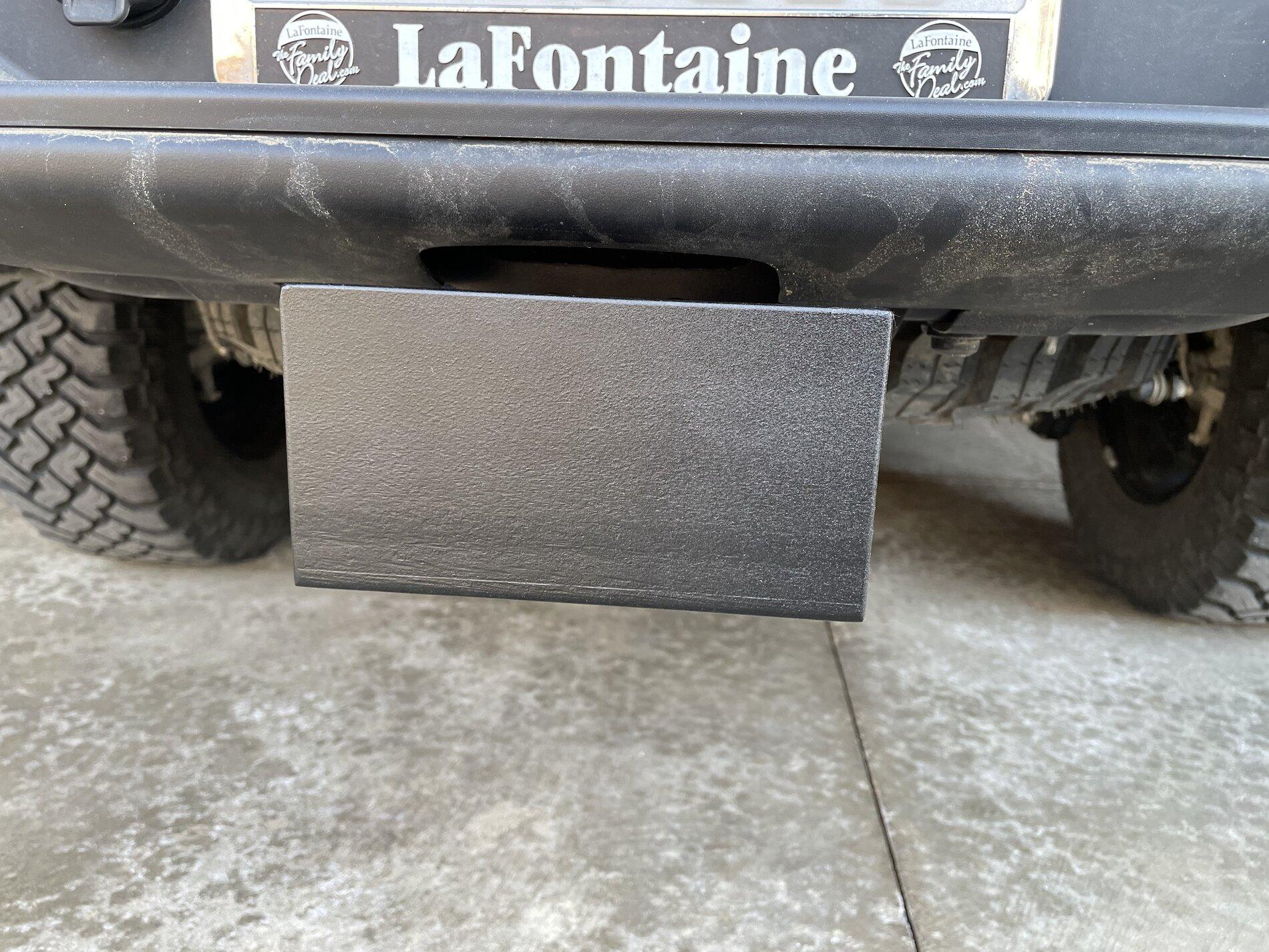 Jeep Gladiator Receiver Hitch Skid IMG_1599