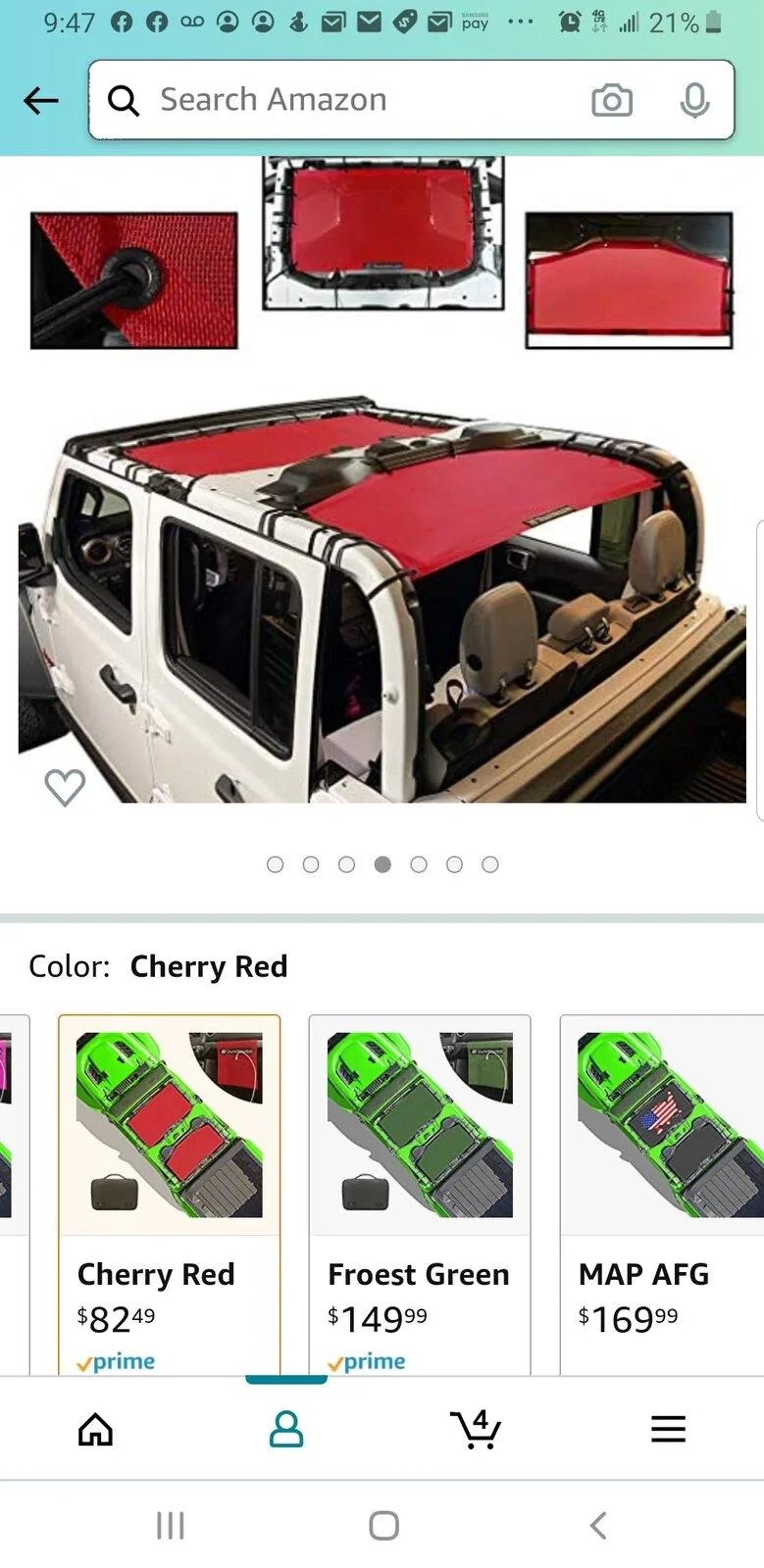 Jeep Gladiator What did you do TO your Gladiator today? [ADMIN WARNING: NO POLITICS, NO GUN TALK] Screenshot_20210318-214725_Amazon Shopping