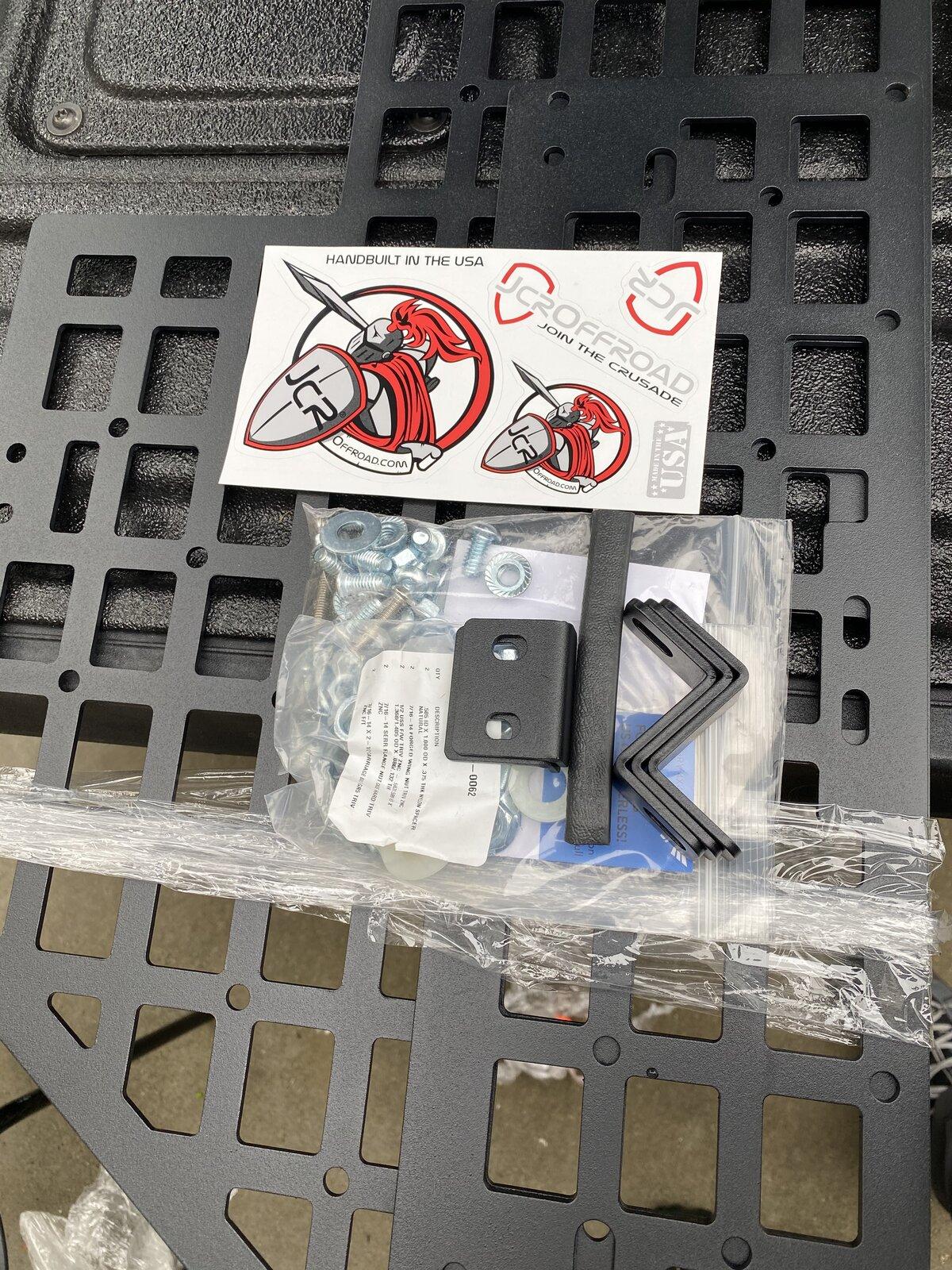 Jeep Gladiator Bed Side MOLLE and Accessory Storage Panel $199 C8350191-5F45-46EF-890A-EBEA79DF9CAE