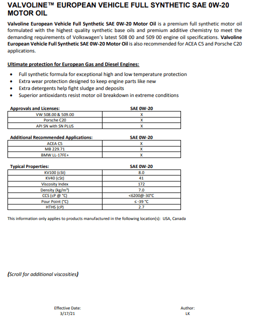 Jeep Gladiator Official EcoDiesel Oil and Filter Recommendations 1616179314270