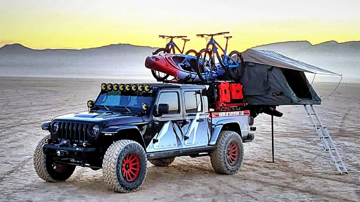 Jeep Gladiator Bed Rack, Roof Rack, and RTT Recommendations Please jeep-gladiator-sema-2019