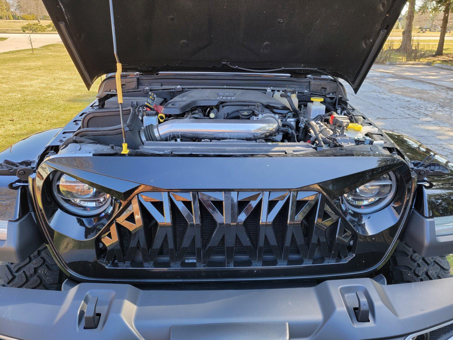Jeep Gladiator New satin black mopar grille 20210320_121722