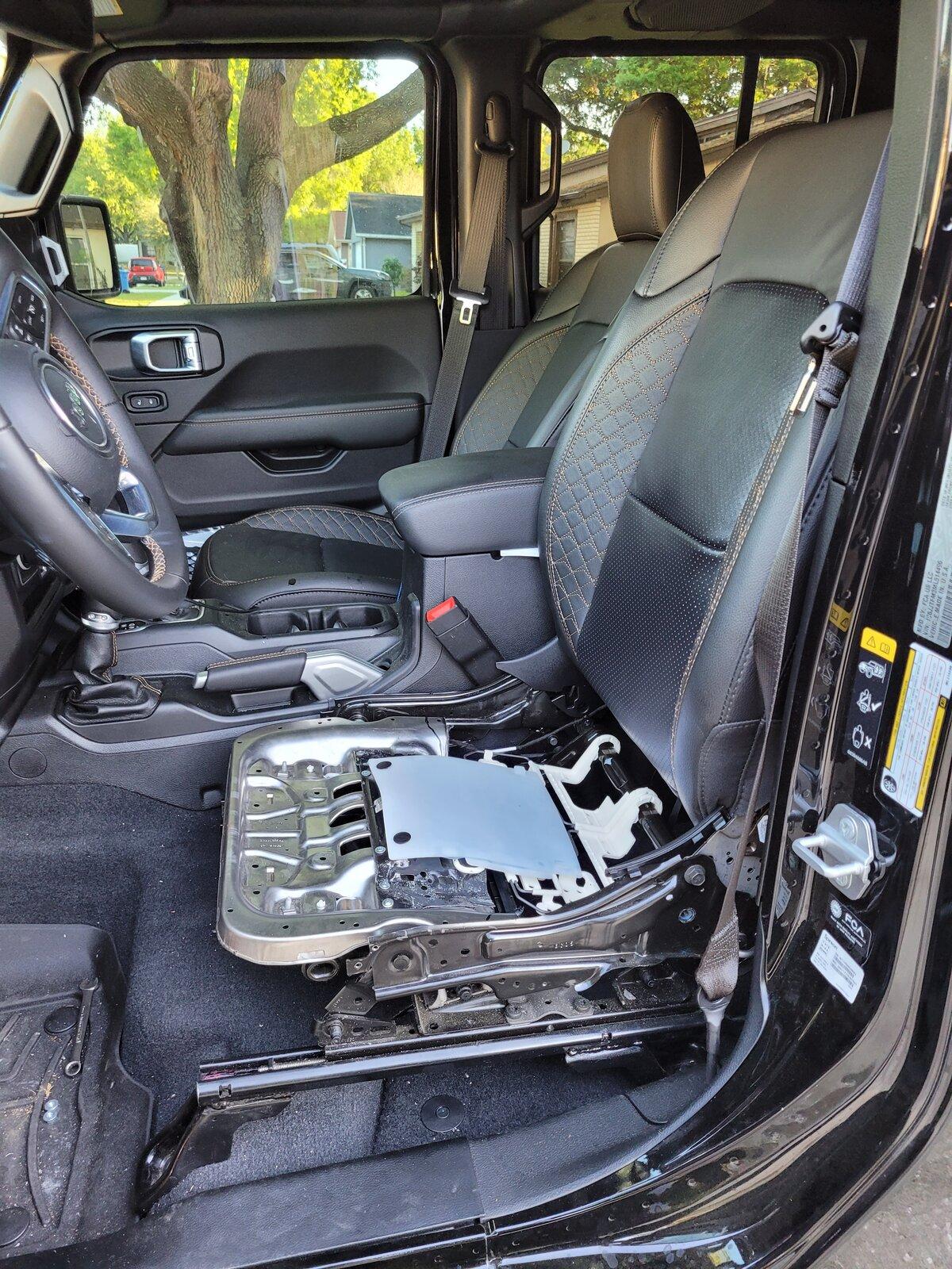 Jeep Gladiator Heated/Ventilated seat retro-fit 20210313_073128