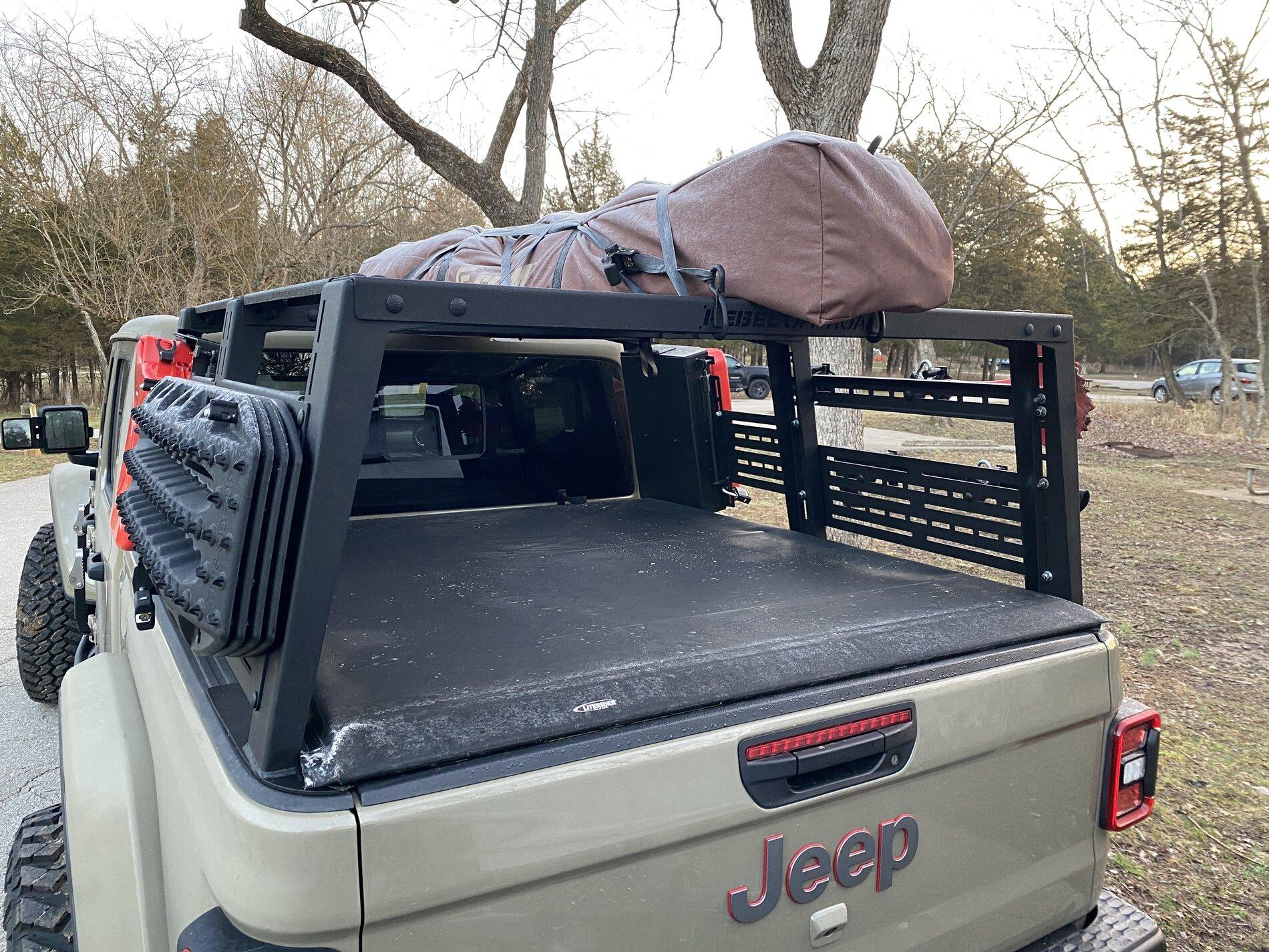 Jeep Gladiator Modified Rebel Off Road XPLOR rack. 3B5D8393-C4A3-420B-81E3-E03701B36C67