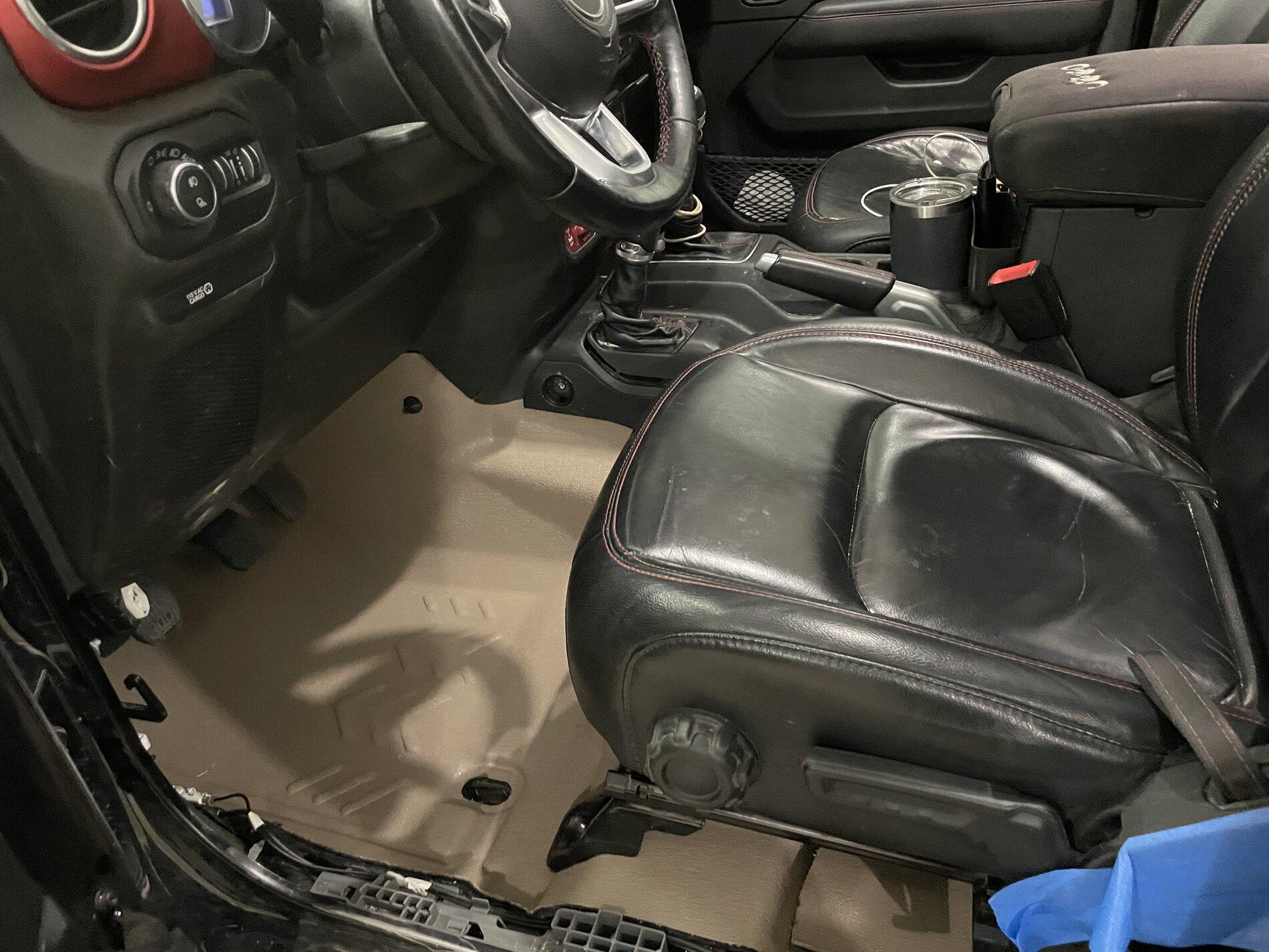 Jeep Gladiator Armorlite all weather floor replacement F9A4920B-52EE-4816-BA72-5971CB4C17E1
