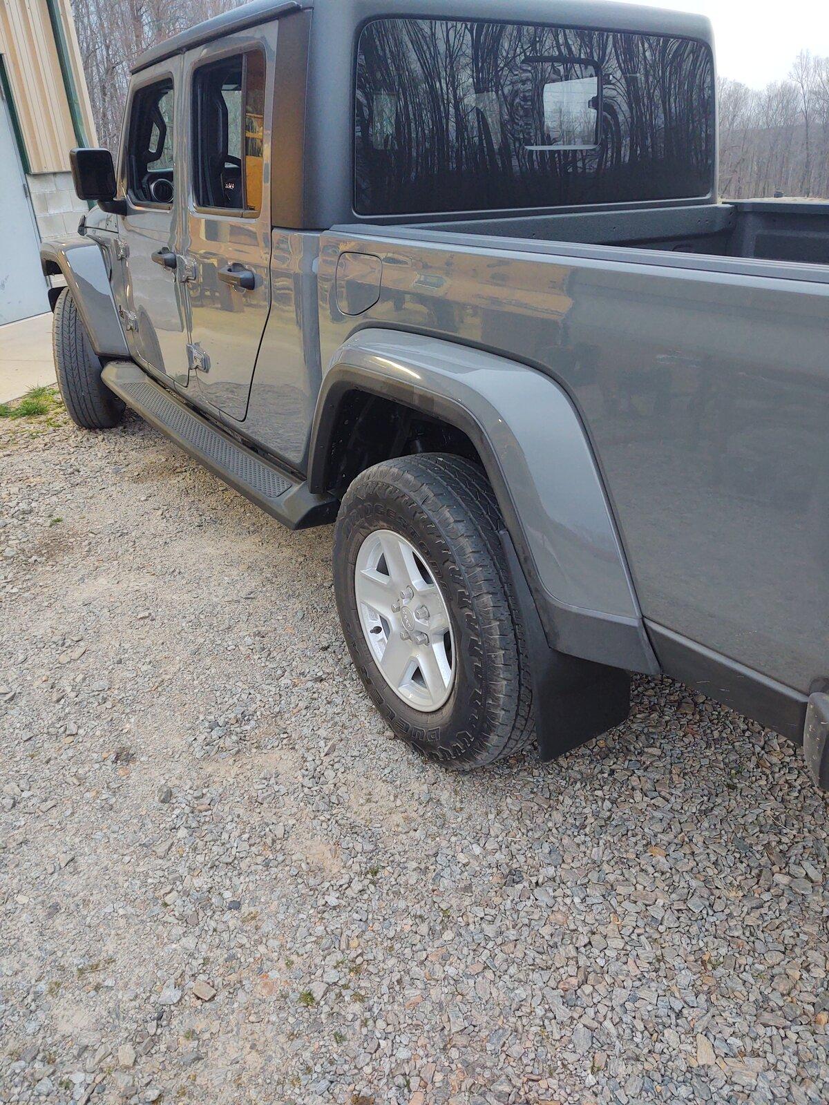 Jeep Gladiator Weathertech Mud Flaps IMG_20210312_181527217