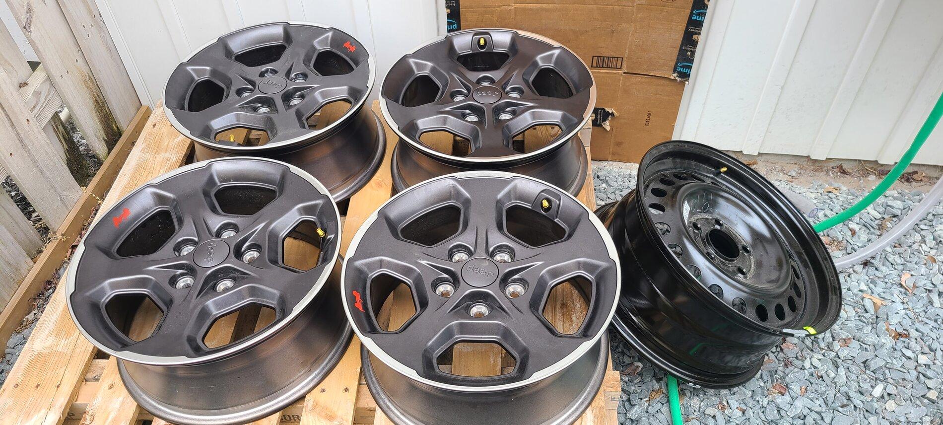 Jeep Gladiator Rubicon wheels and TPMS 20210322_135353