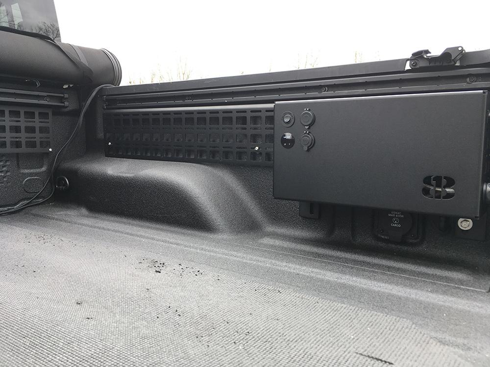 Jeep Gladiator 813 Fabrication & Design - Full Bed MOLLE / Air Compressor Setup Overview shorty-03