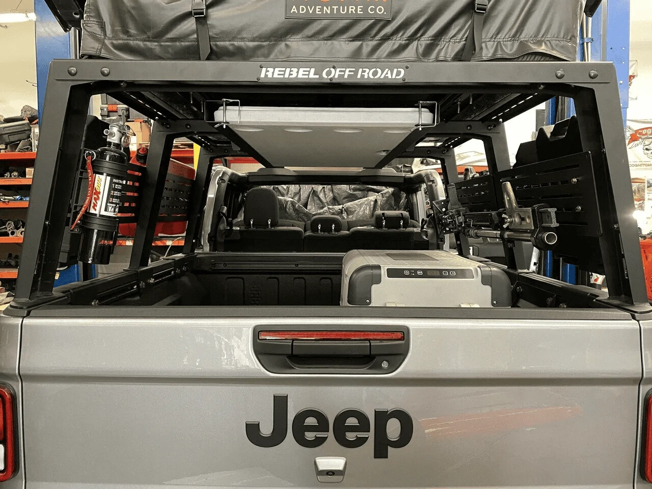 Jeep Gladiator Freedom top storage in truck bed 1616678248489