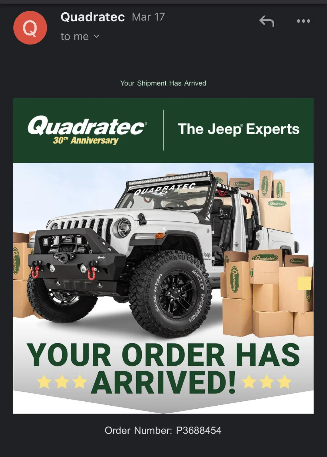 Jeep Gladiator What do u have coming in the mail? 719784ED-4D52-4C5A-8D44-0AEBEAA247E4
