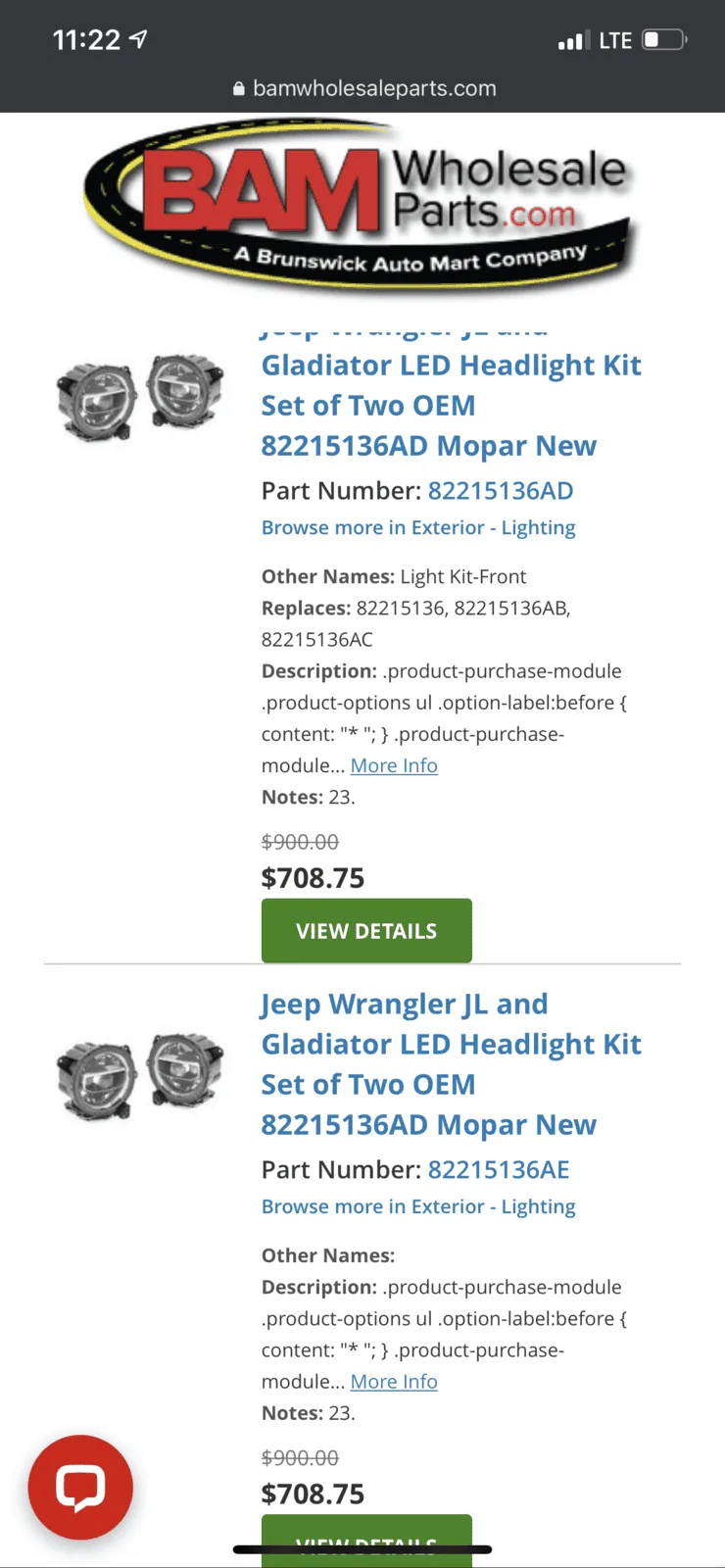 Jeep Gladiator Bam wholesale parts, OEM headlights which is which ? 54DA37A4-32E5-4A57-B7B9-145CA6E3E2A5
