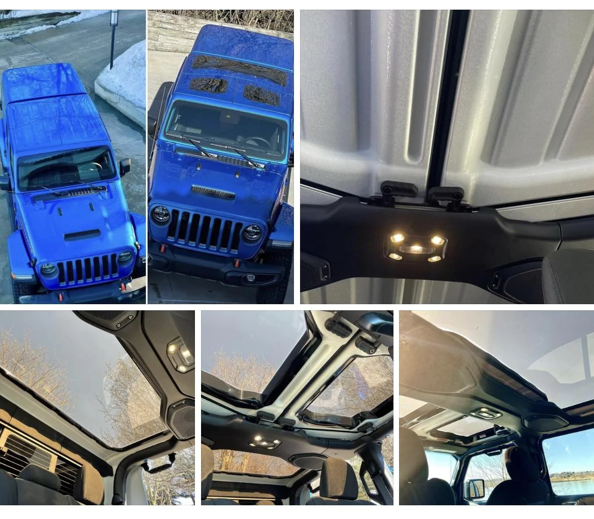 Jeep Gladiator Installed Freedom hard tops from Jeetops 8B14AB95-5184-4552-8A53-2AA5083CC2E7