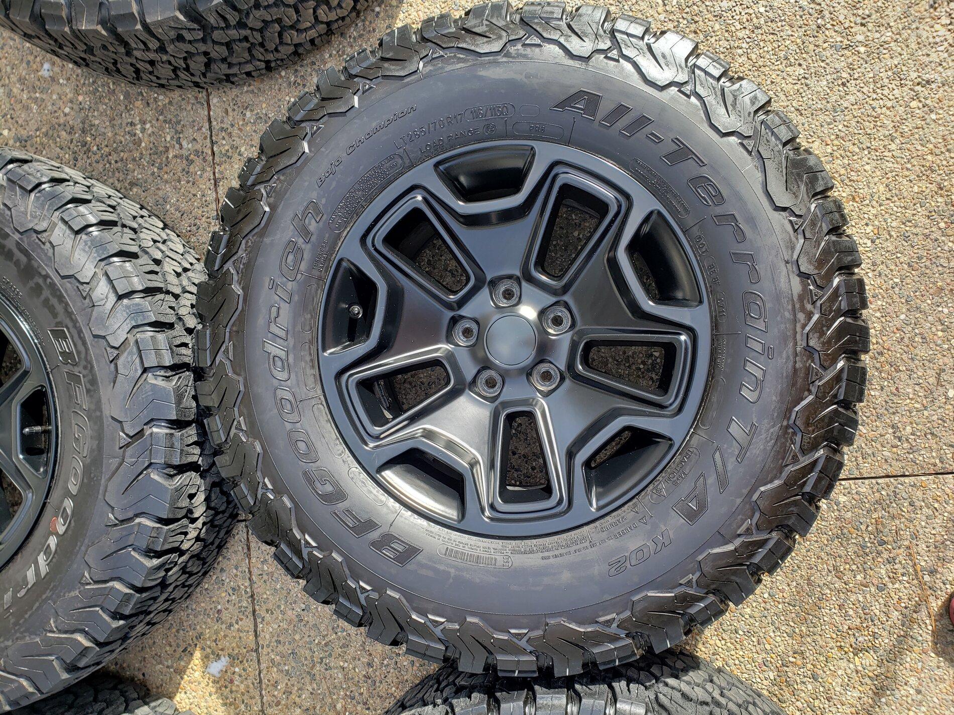 Jeep Gladiator Quadratec Hardrock wheels and BFG KO2s 20210325_161959