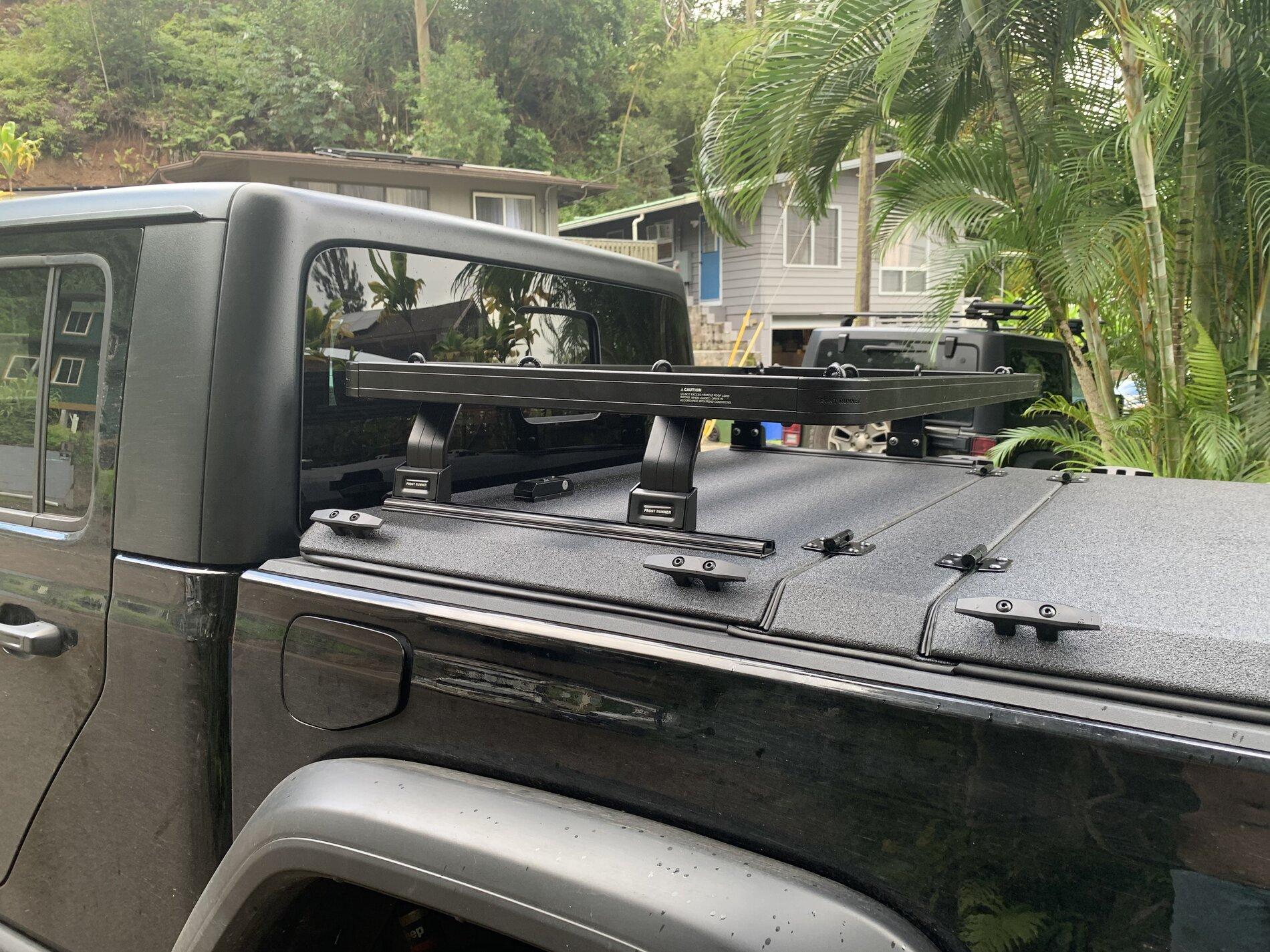 Jeep Gladiator Diamond back with a half front runner rack B6DAF056-6CEF-47CF-9A09-4E88530309FE