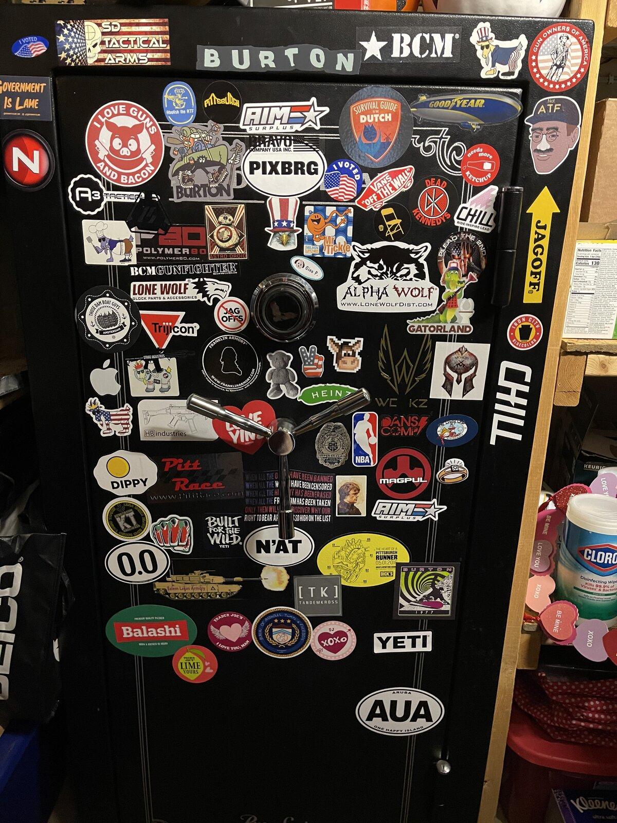 Jeep Gladiator What do you do with all the company stickers included with your mods? IMG_6082