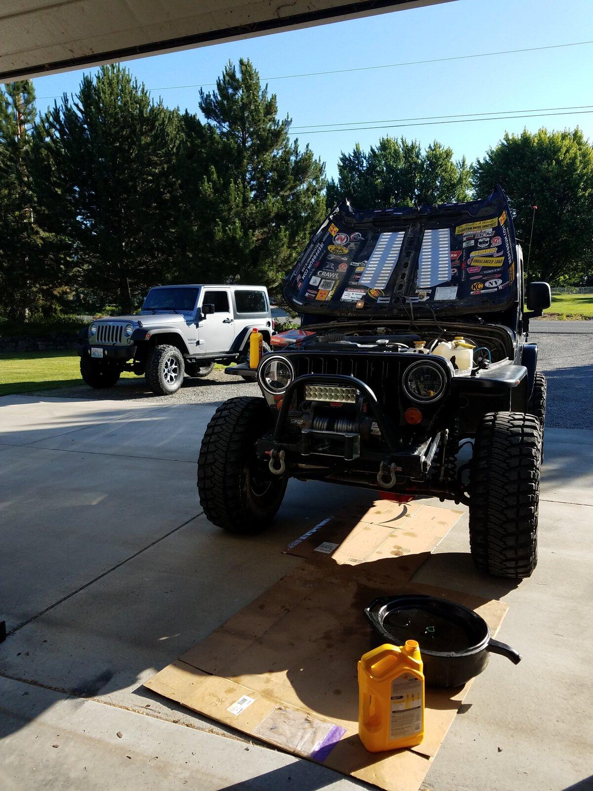 Jeep Gladiator What do you do with all the company stickers included with your mods? 20190615_073917